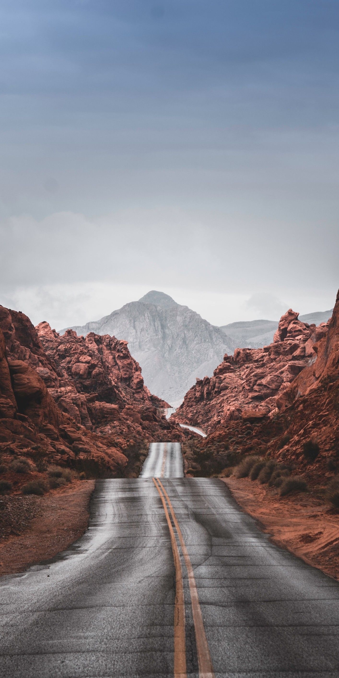 1420x2830 Wallpaper Road wallpaper #wallz. Country background, Scenery, Nevada travel, Phone