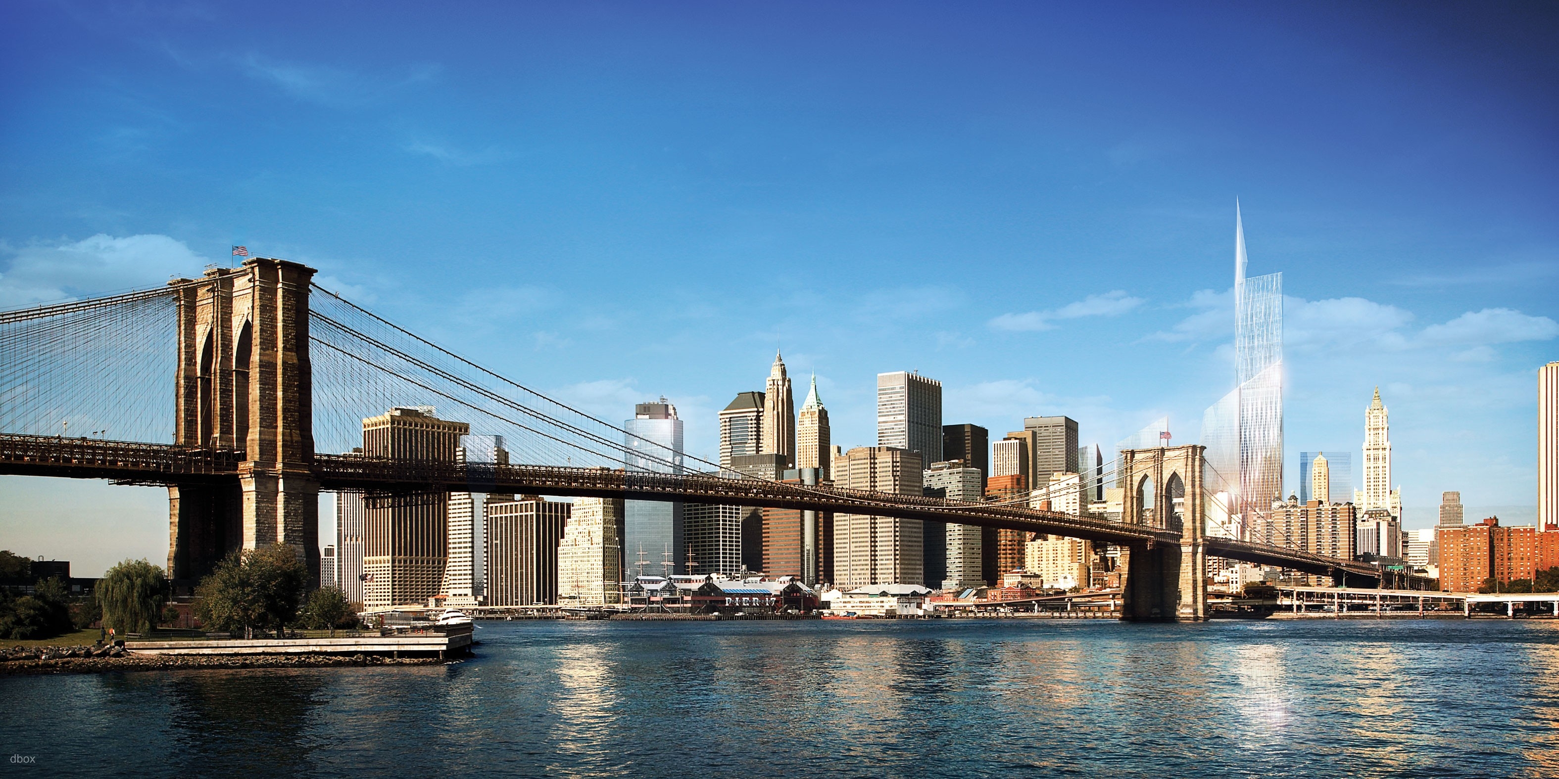 3150x1580 Celebration Brooklyn Bridge Wallpaper 17 X 1575, Desktop