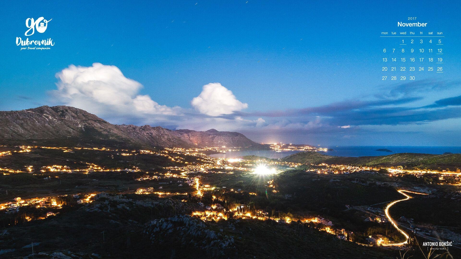 1920x1080 Dubrovnik Calendar Wallpaper, Desktop