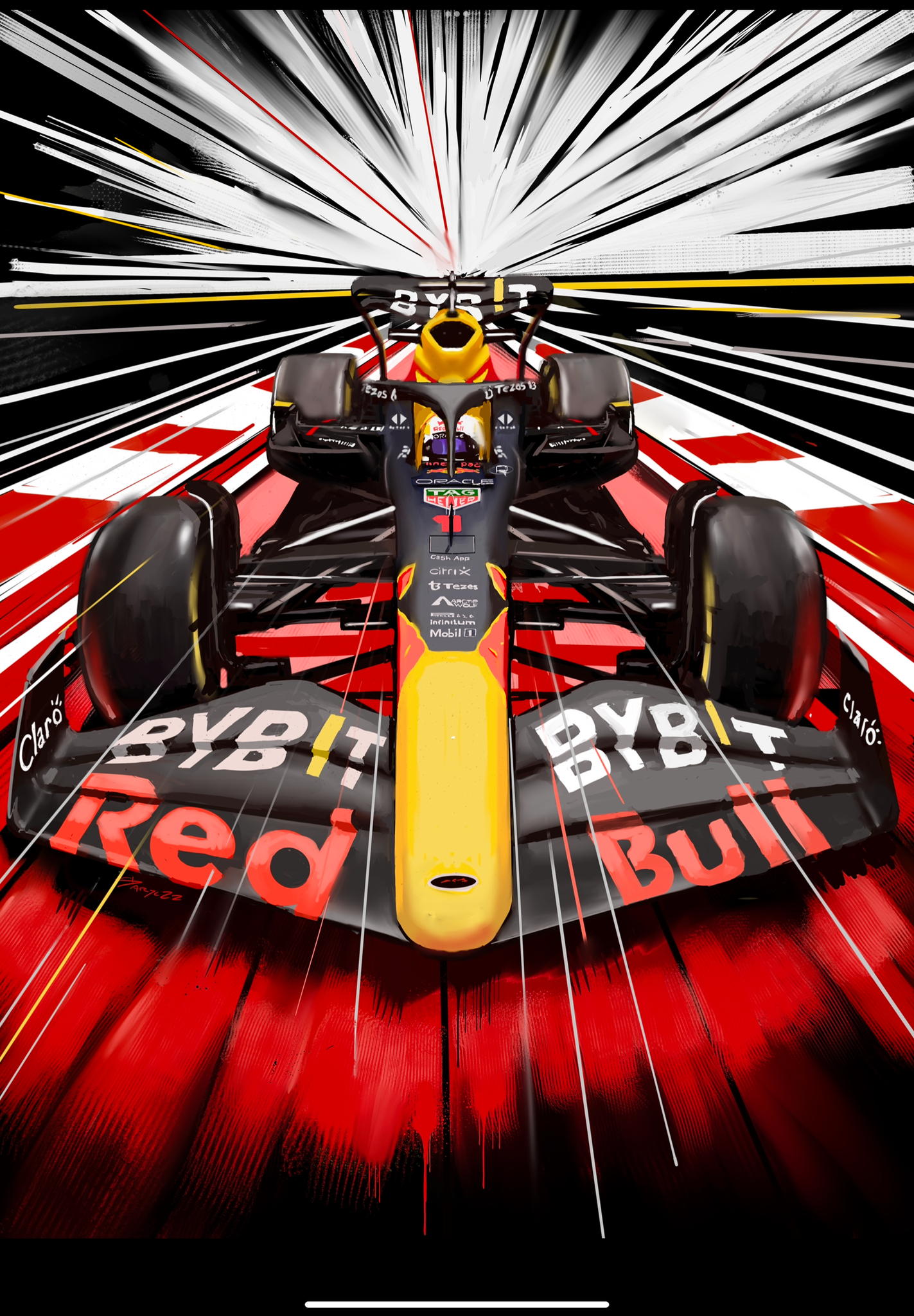 1430x2050 Max Verstappen 2022 race car, Phone