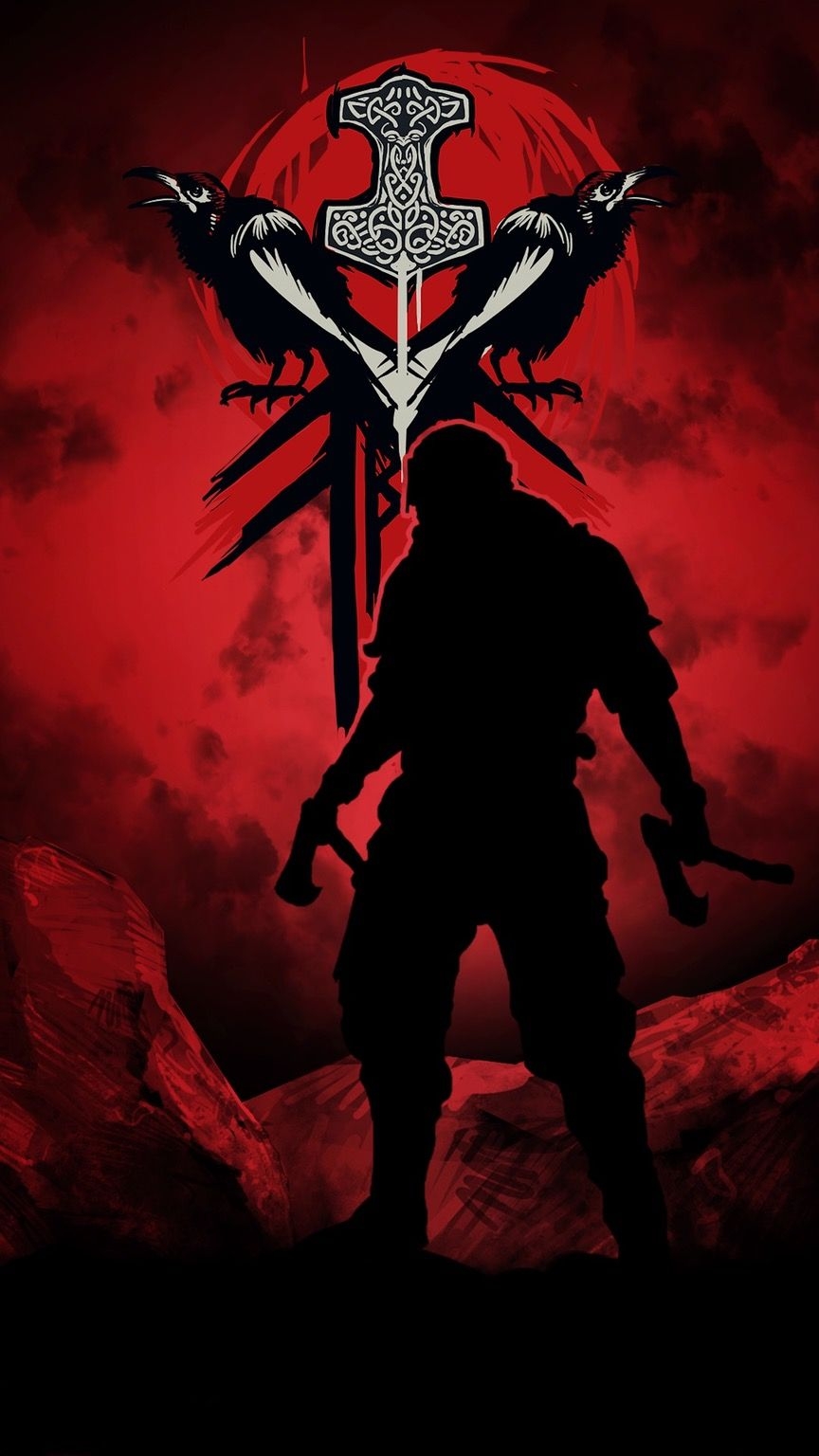 870x1540 Berserk Mobile Wallpaper Viking Wallpaper & Background Download, Phone