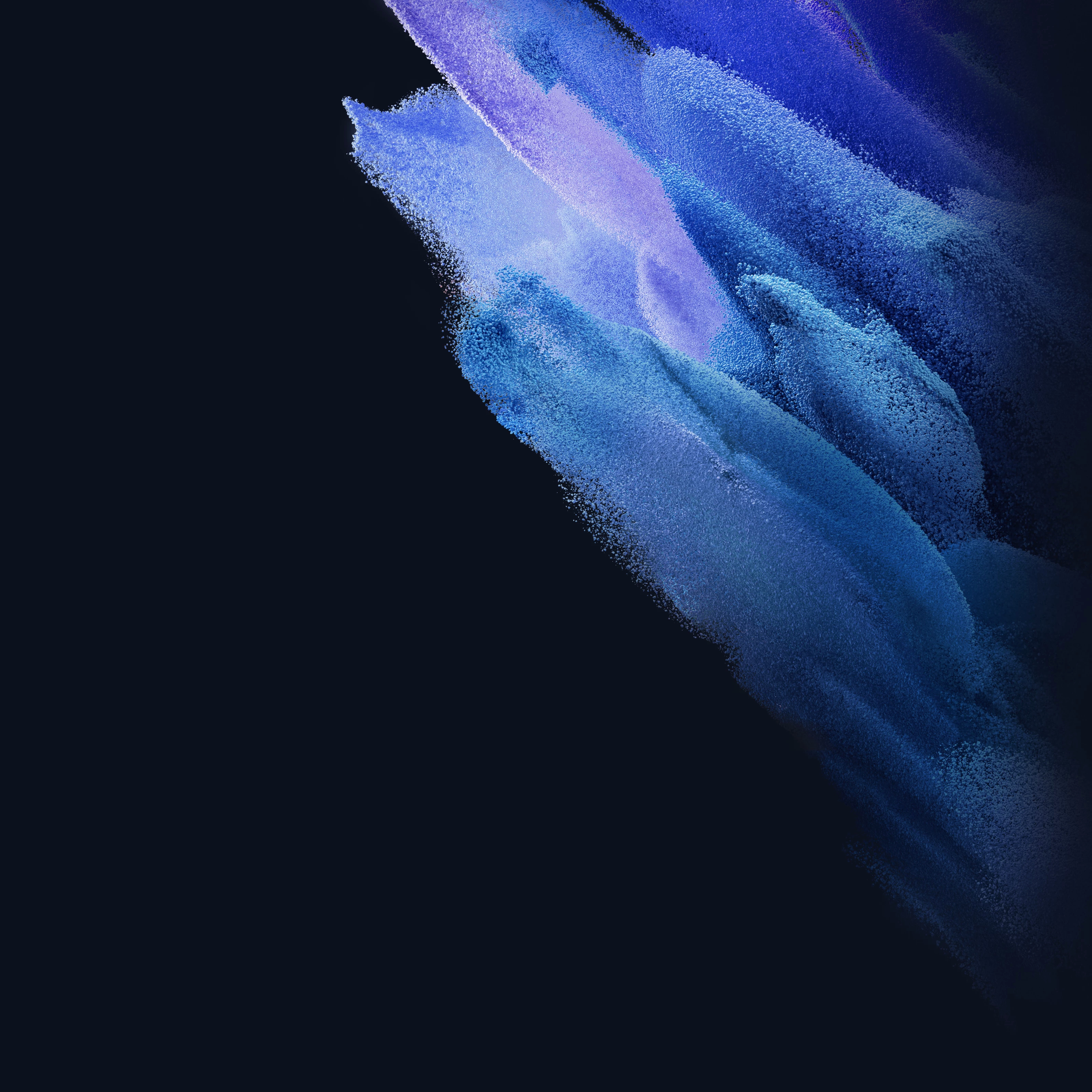 3200x3200 Samsung Galaxy S21 Wallpaper 4K, Stock, AMOLED, Particles, Blue, Phone