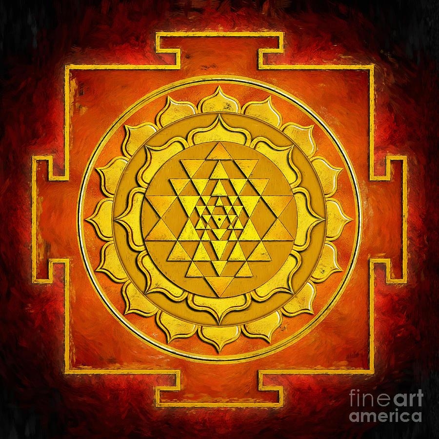 900x900 px Sri Yantra Wallpaper, Phone