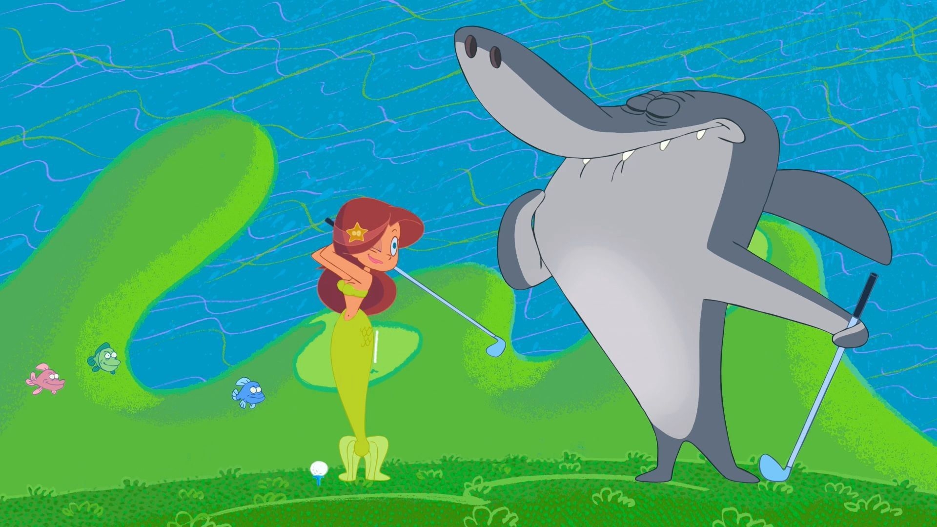 1920x1080 Zig & Sharko Golf (S01E26) Full Episode in HD, Desktop