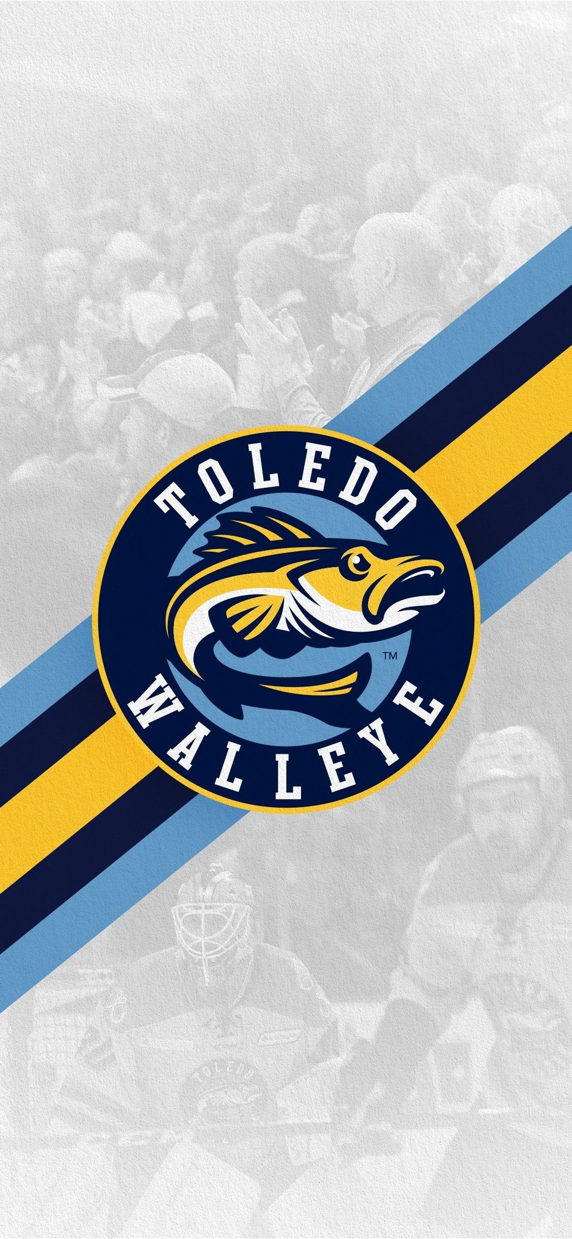 1130x2440 Toledo Walleye themed wallpaper. #WalleyeWallpaperWednesday. Toledo walleye, Walleye, Chicago cubs logo, Phone