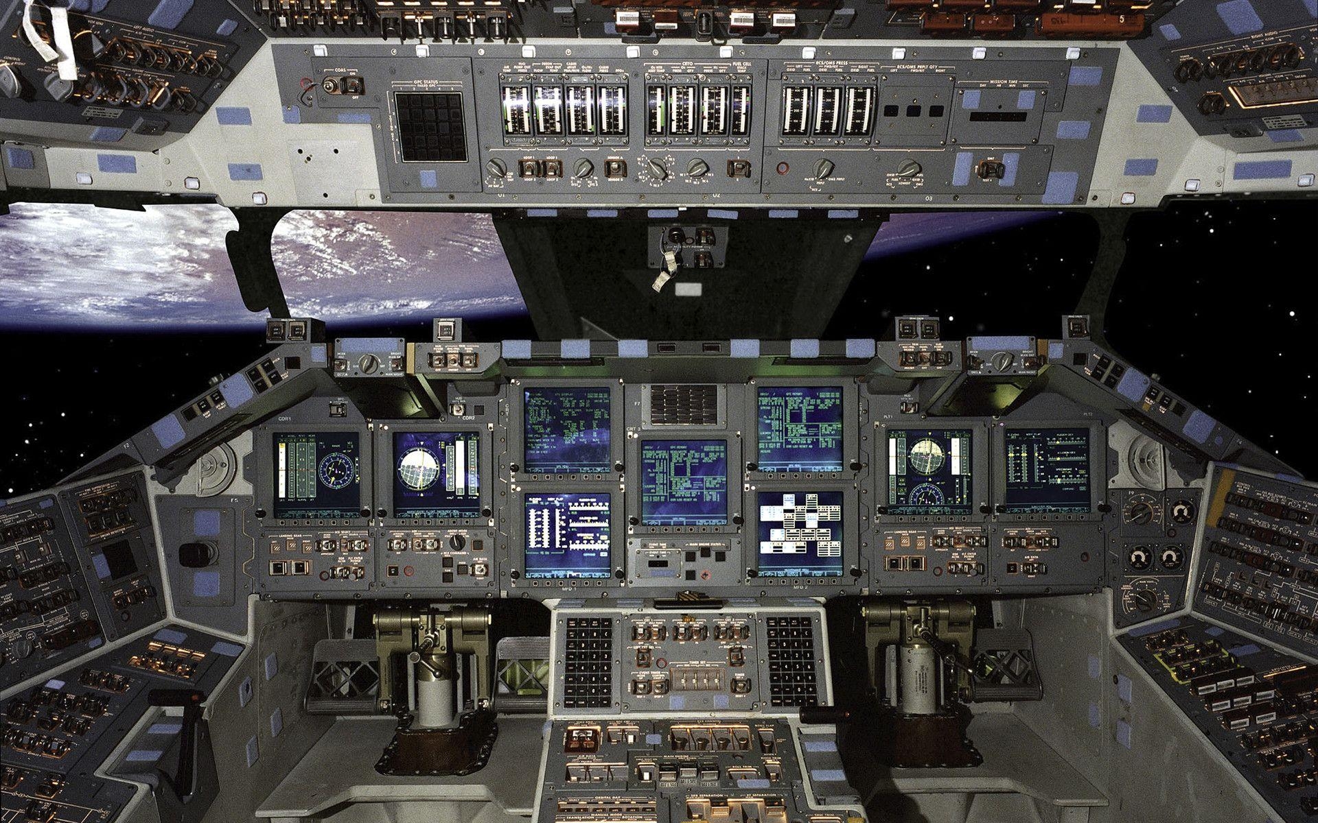 1920x1200 Space Shuttle Cockpit Wallpaper, Desktop