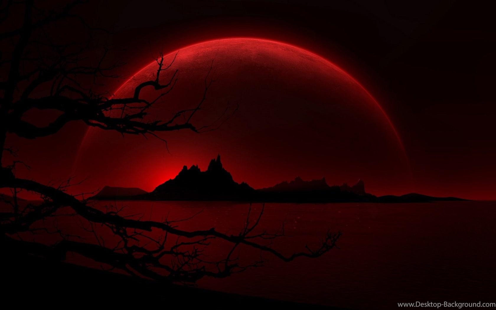 1680x1050 Wallpaper Anne Stokes Blood Red Moon HD 1920x1080 Desktop Background, Desktop
