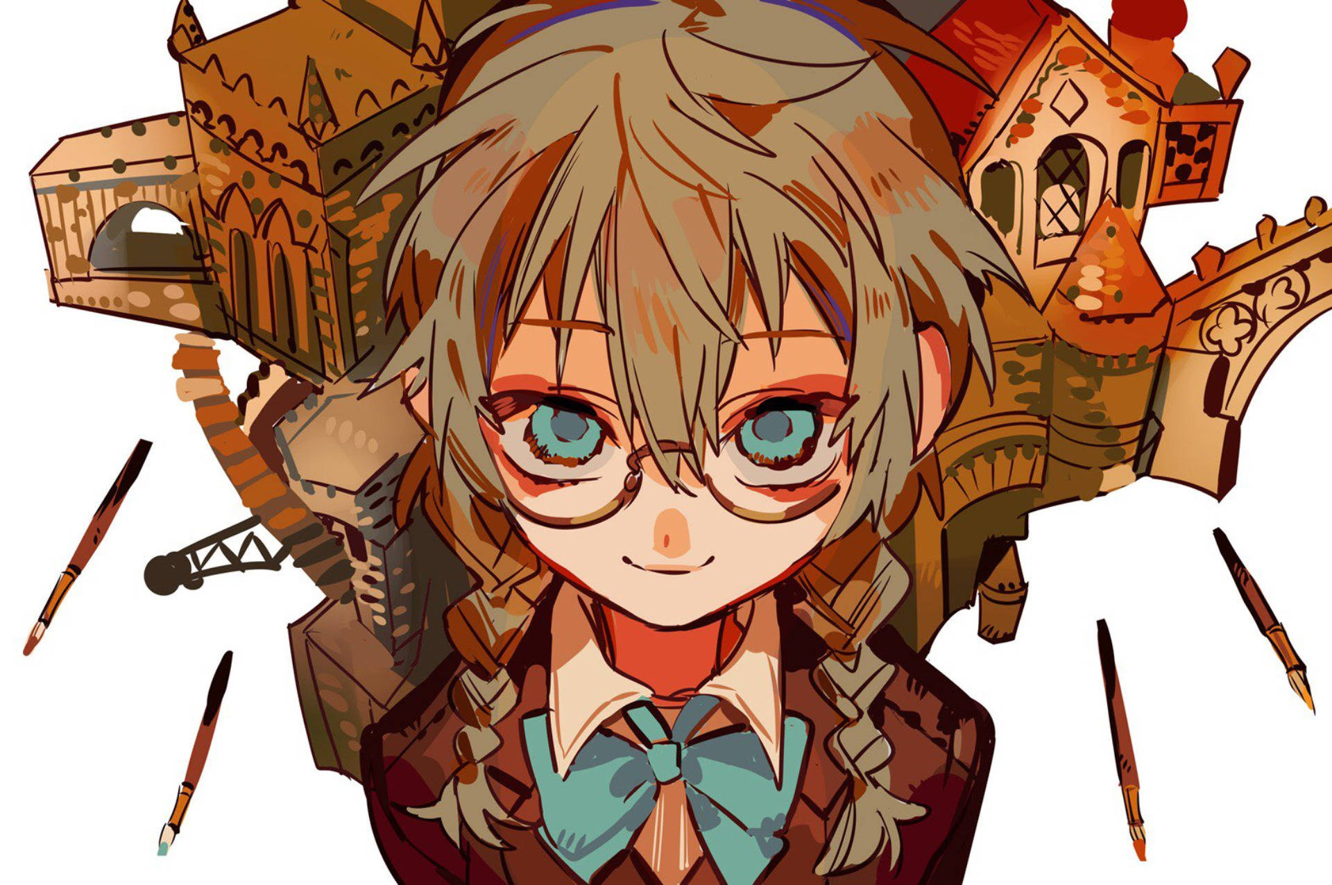 1920x1280 Hanako Kun Shijima Mei Wallpaper, Desktop