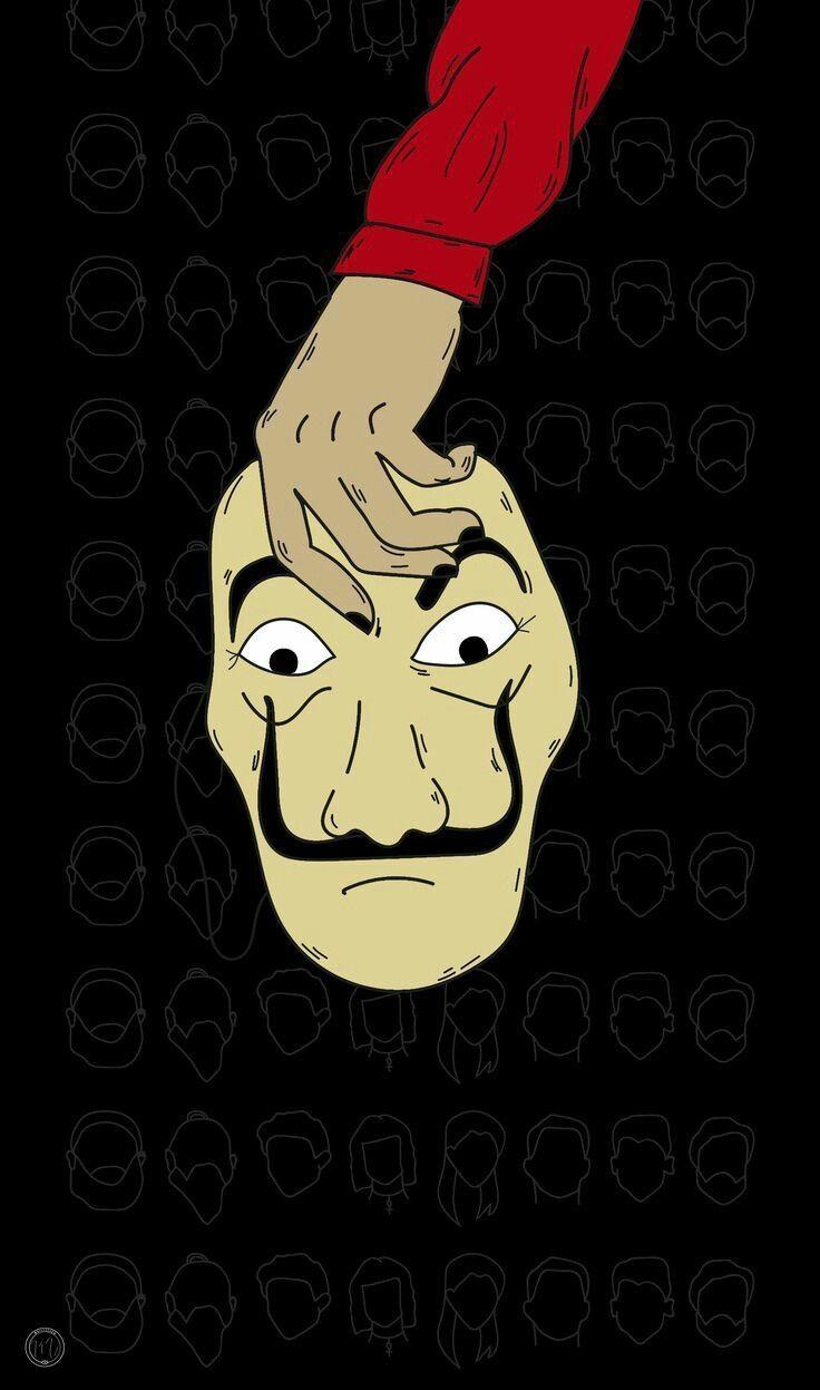 740x1250 Wallpaper La casa de papel, Phone