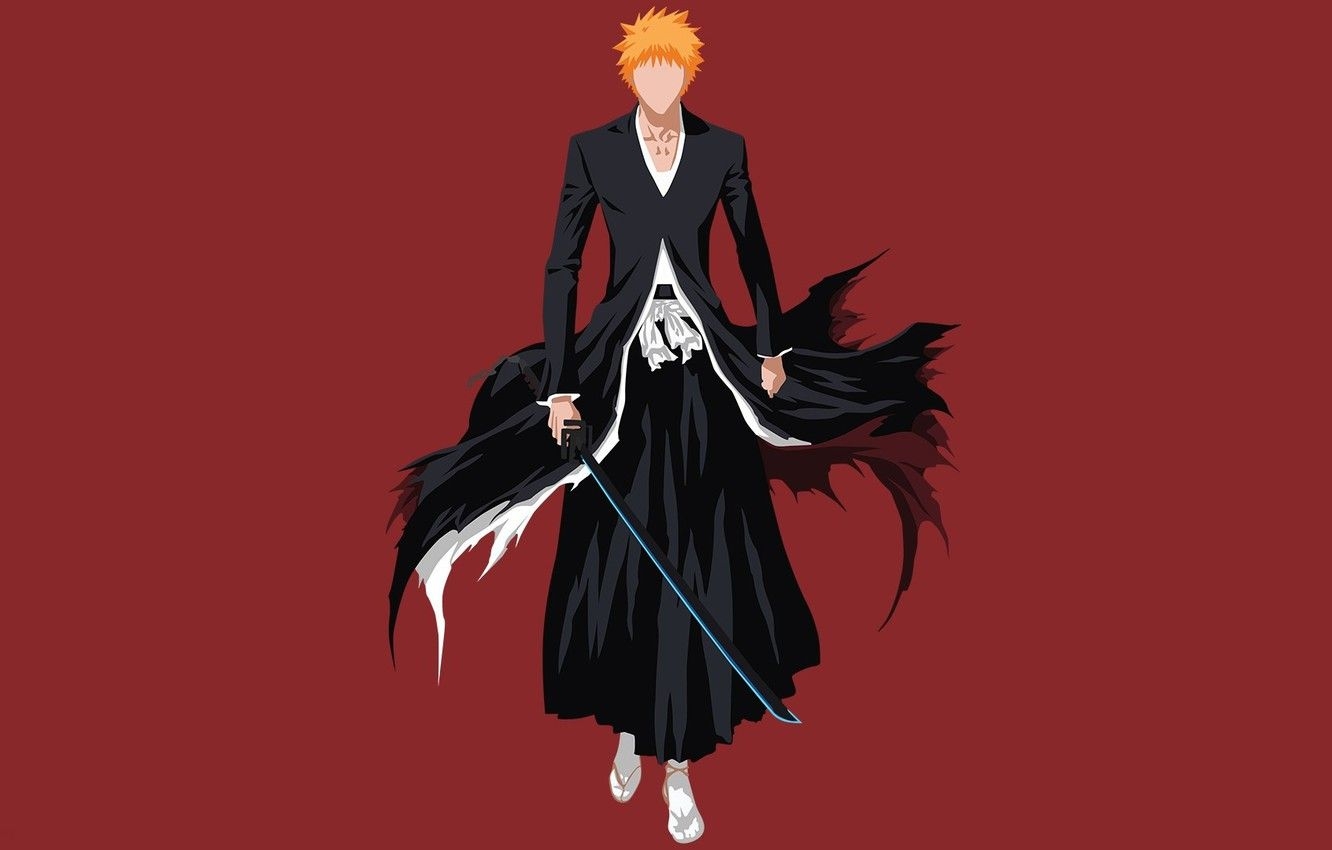 1340x850 Wallpaper sword, game, Bleach, anime, Ichigo, ken, blade, hero, manga, yuusha, quincy, vizard, arrancar, shihakusho, zanpakutō, vasto lore image for desktop, section минимализм, Desktop