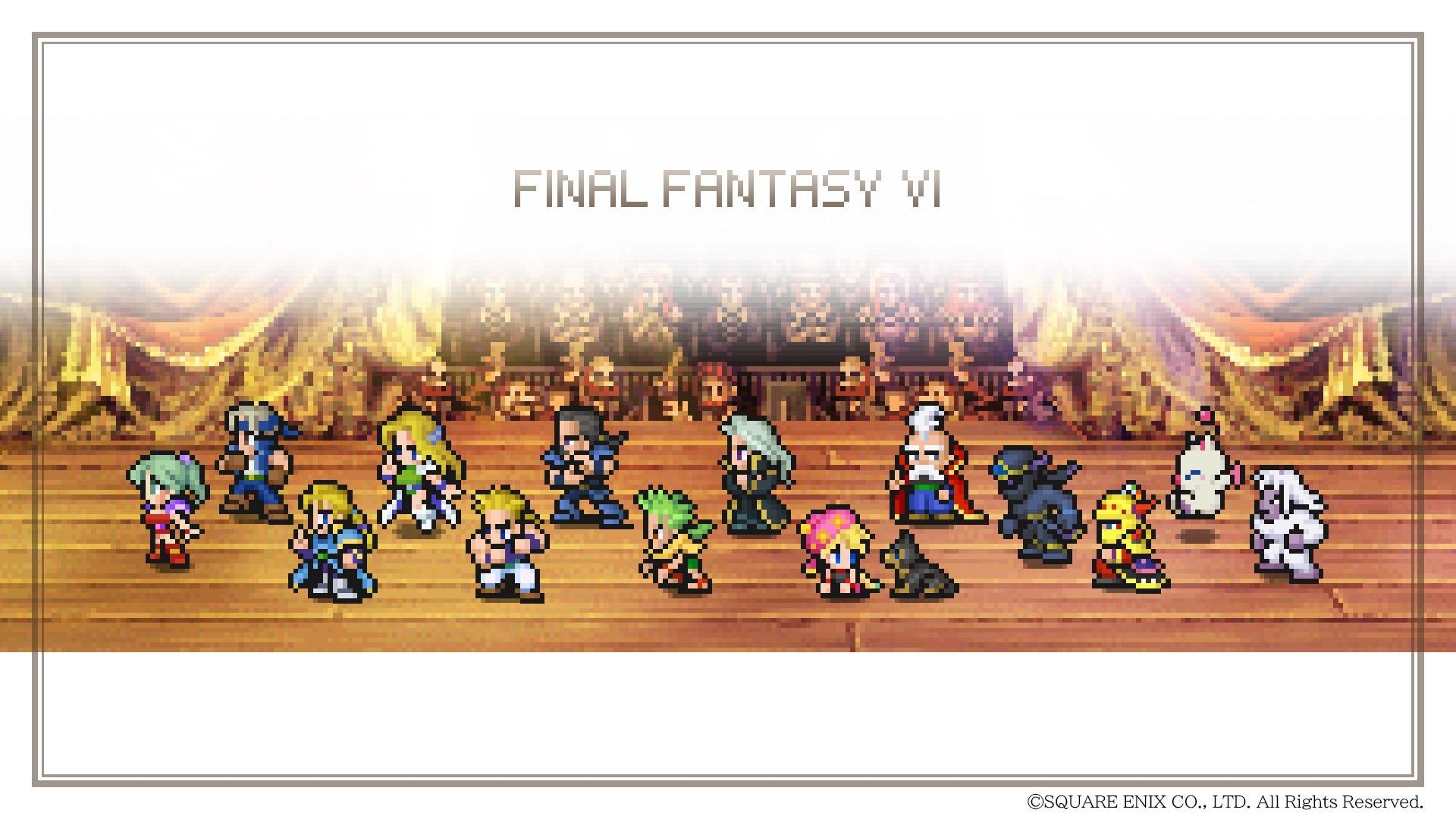 1920x1080 Final Fantasy I VI Pixel Remaster Wallpaper Art, Desktop