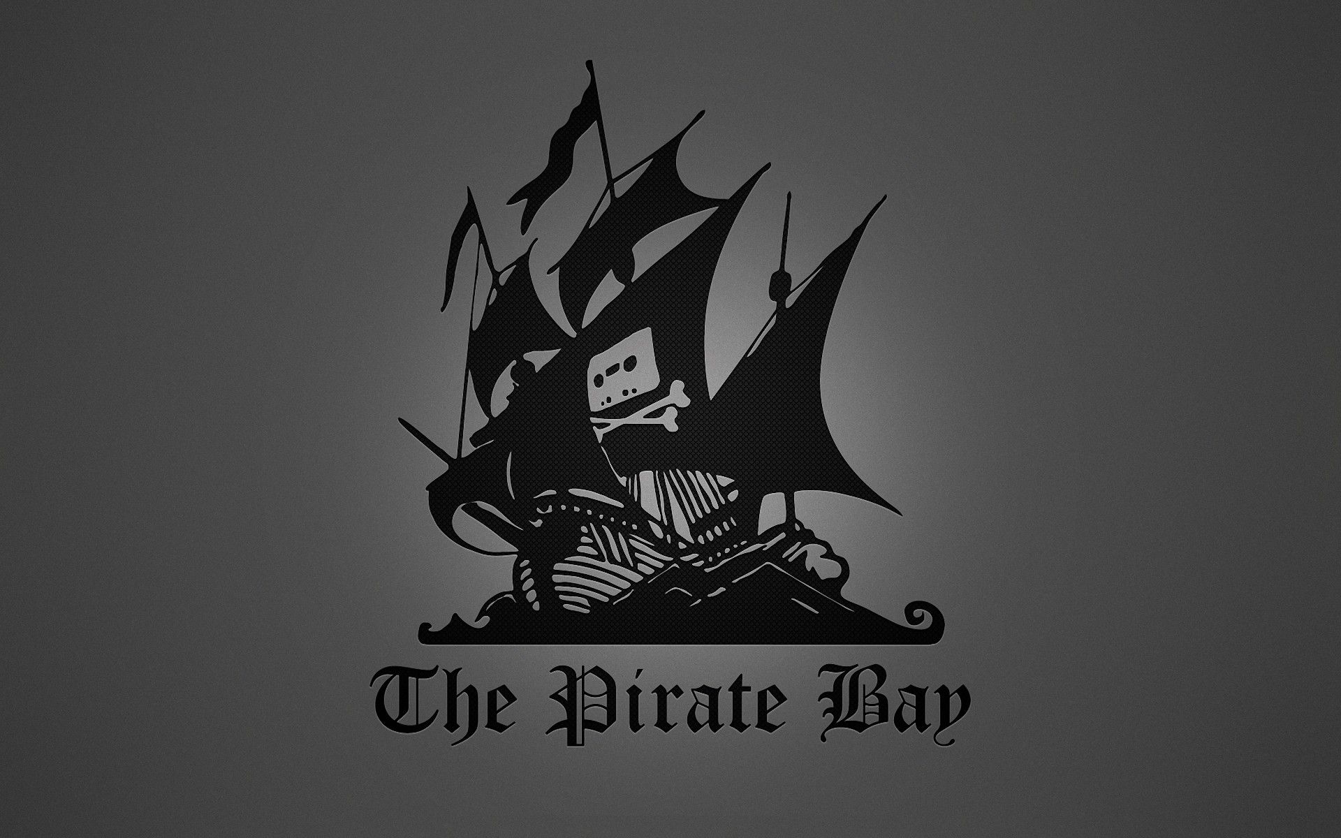 1920x1200 Wallpaper, illustration, sailing ship, simple background, logo, graphic design, pirates, piracy, poster, brand, calligraphy, The Pirate Bay, computer wallpaper, black and white, monochrome photography, font, Desktop