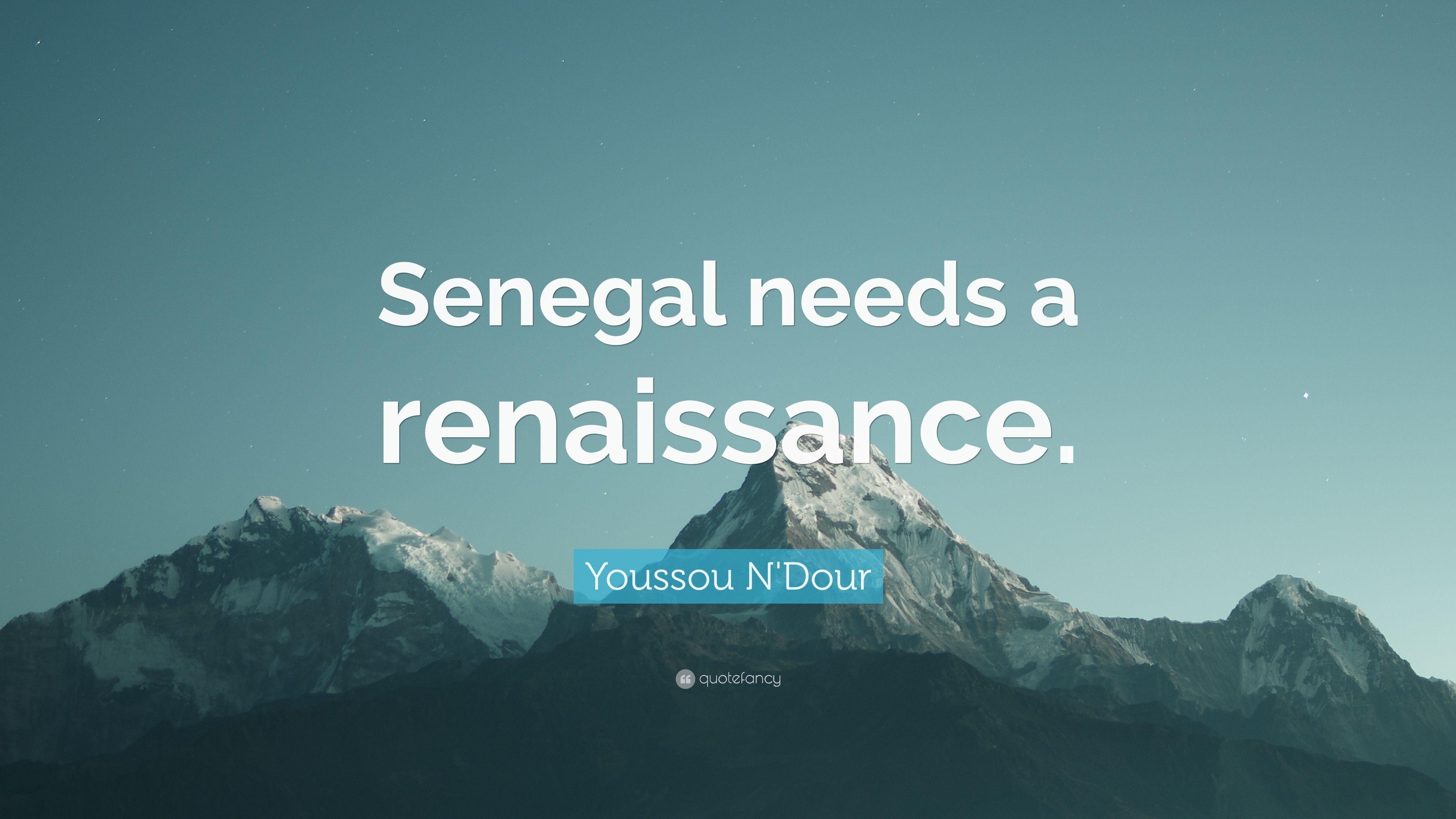 3840x2160 Youssou N'Dour Quote: “Senegal needs a renaissance.” 7 wallpaper, Desktop