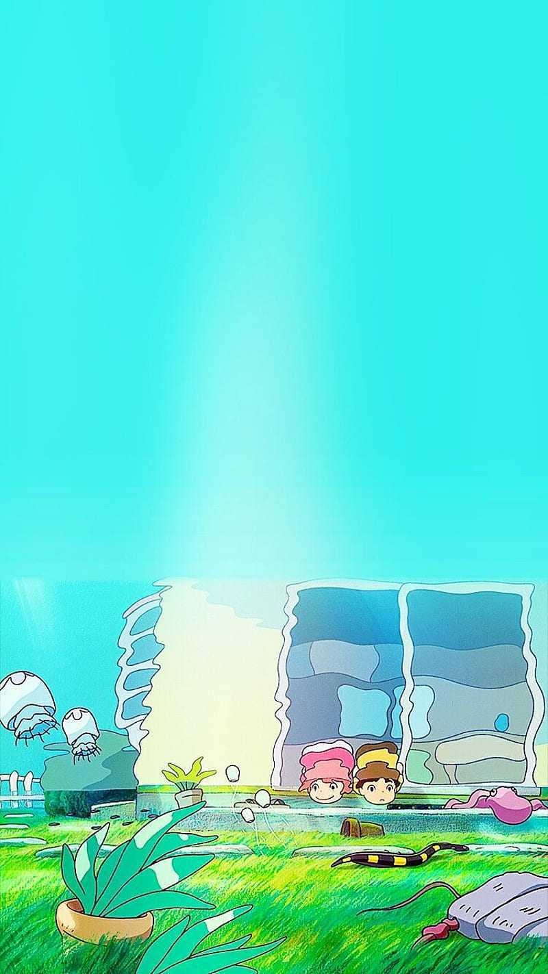 800x1430 Ponyo iPad Wallpaper, Phone