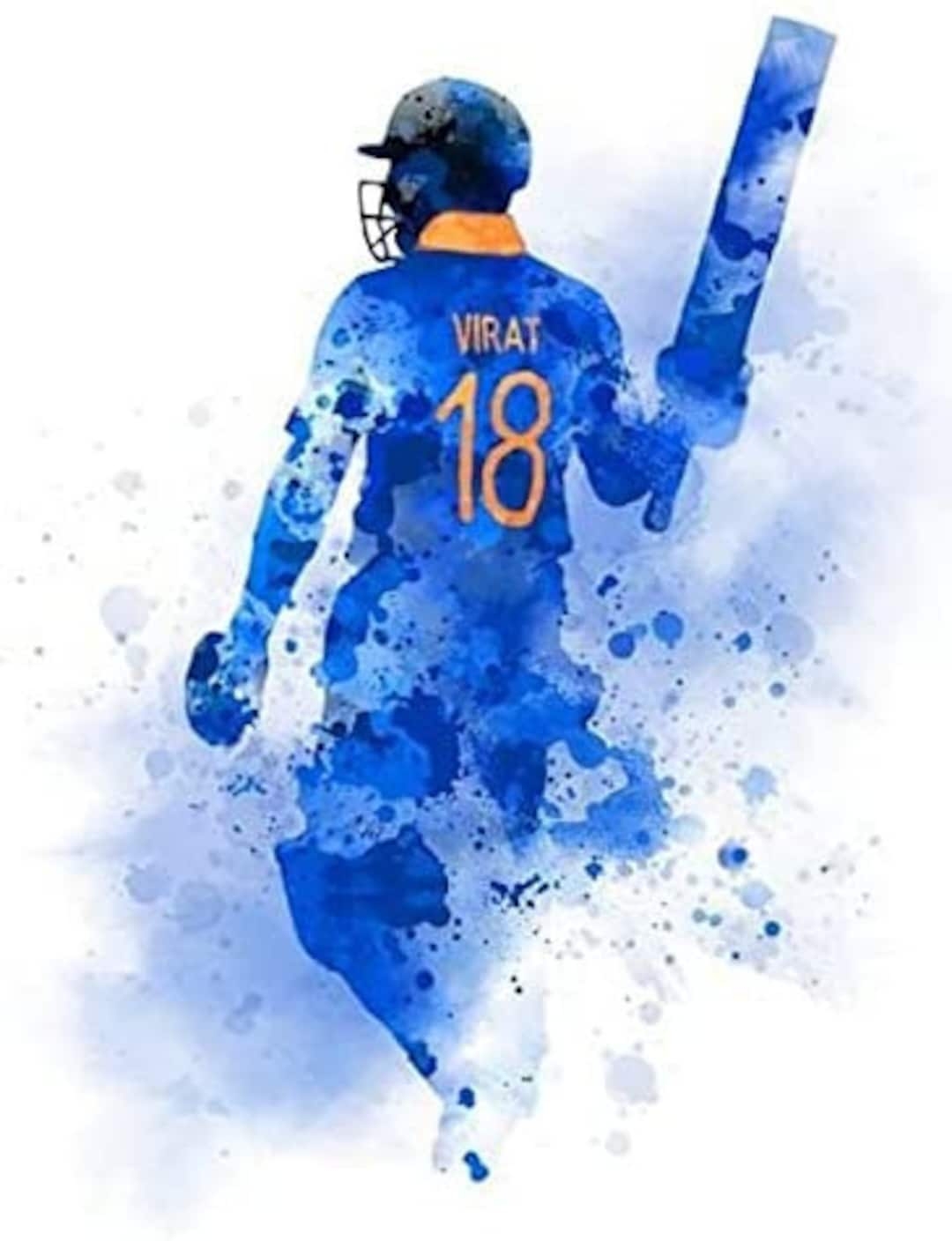 1080x1410 Virat Kohli Sport Gift Hand Painted Painting on Canvas Without, Phone