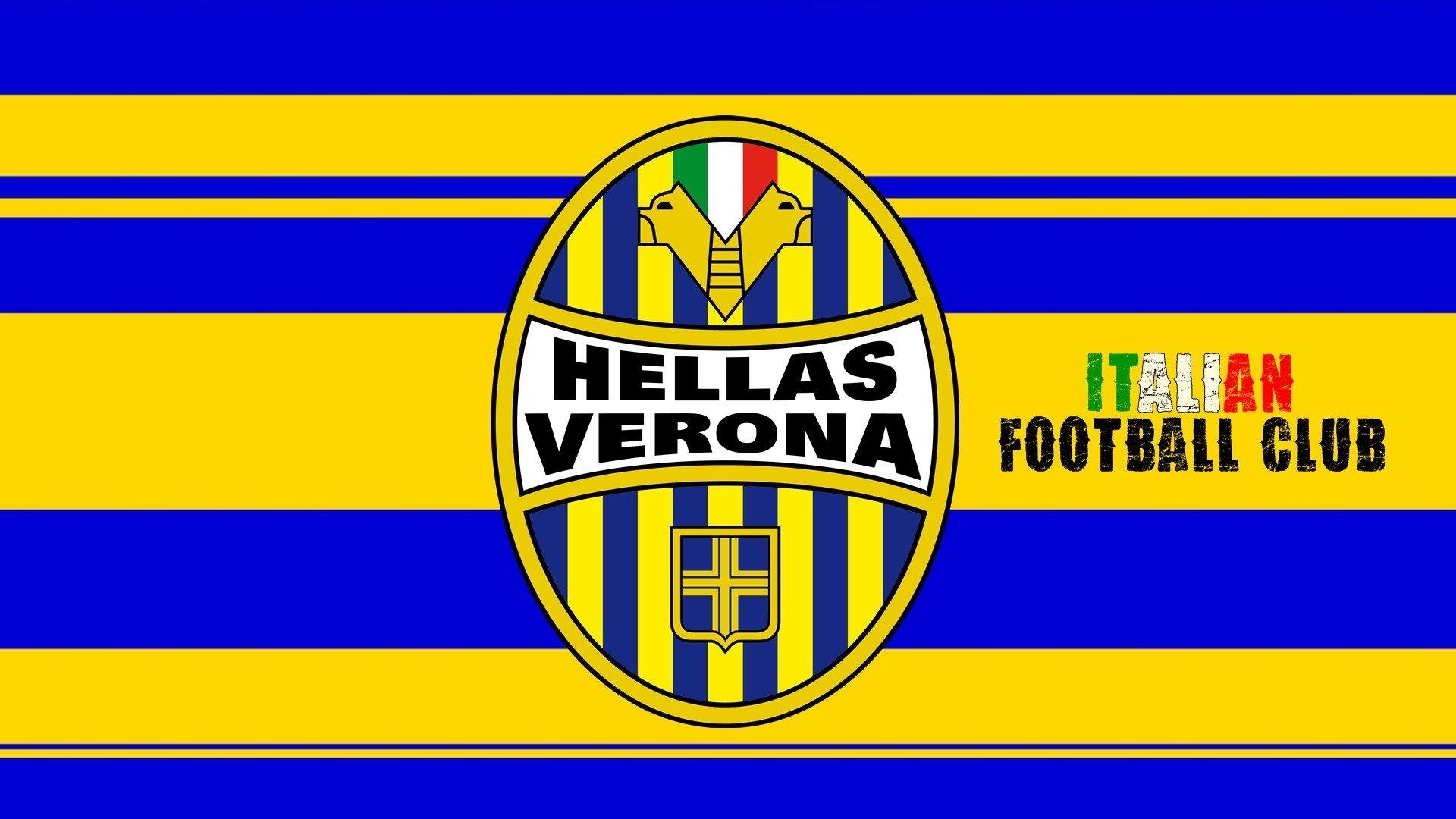 1920x1080 Hellas Verona F.C Football Club Logo Wallpaper, Desktop