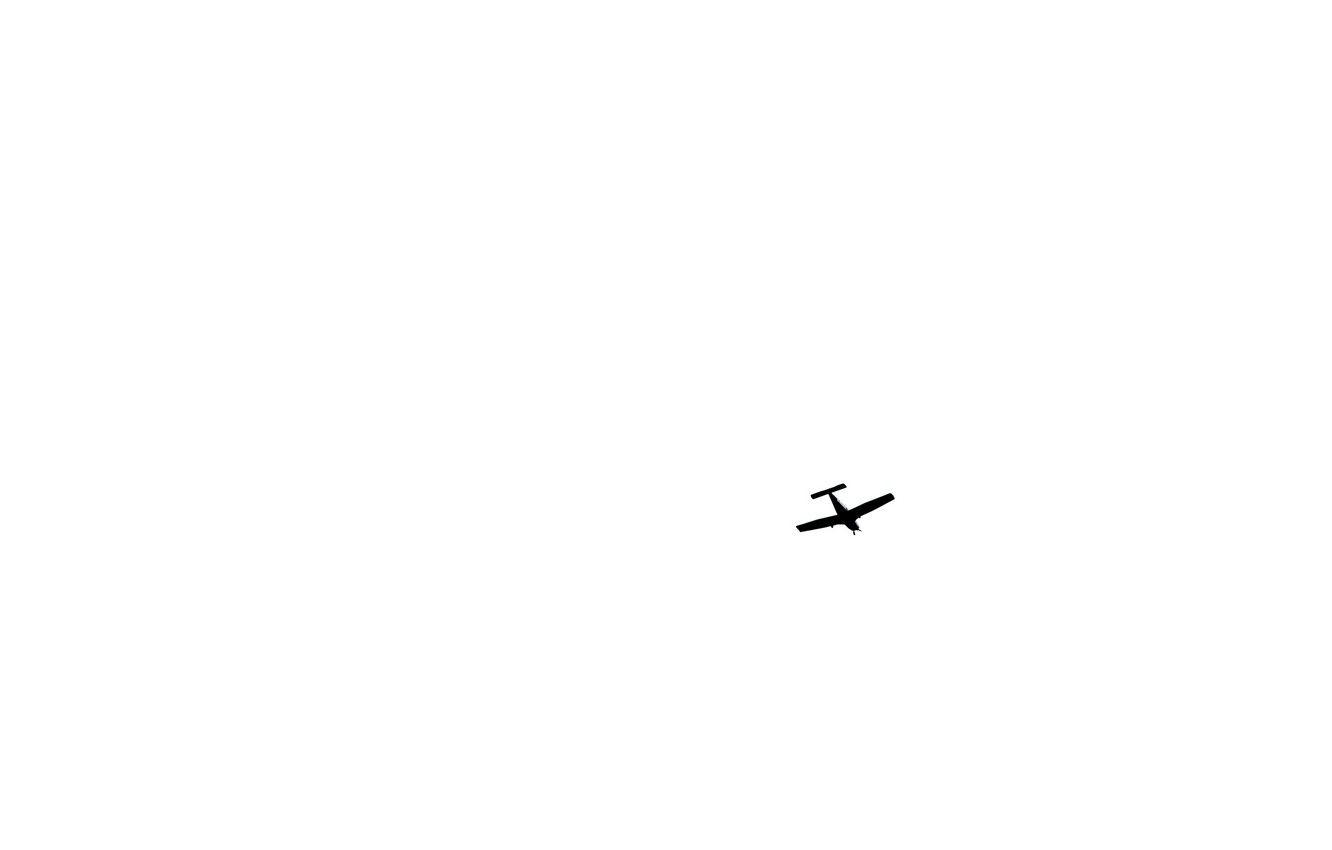 1340x850 Wallpaper the sky, minimalism, the plane image for desktop, Desktop