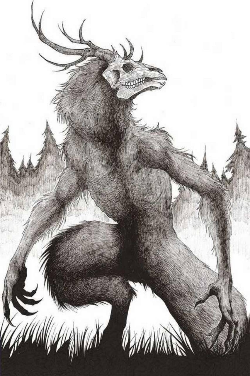 860x1280 Wendigo wallpaper, Phone