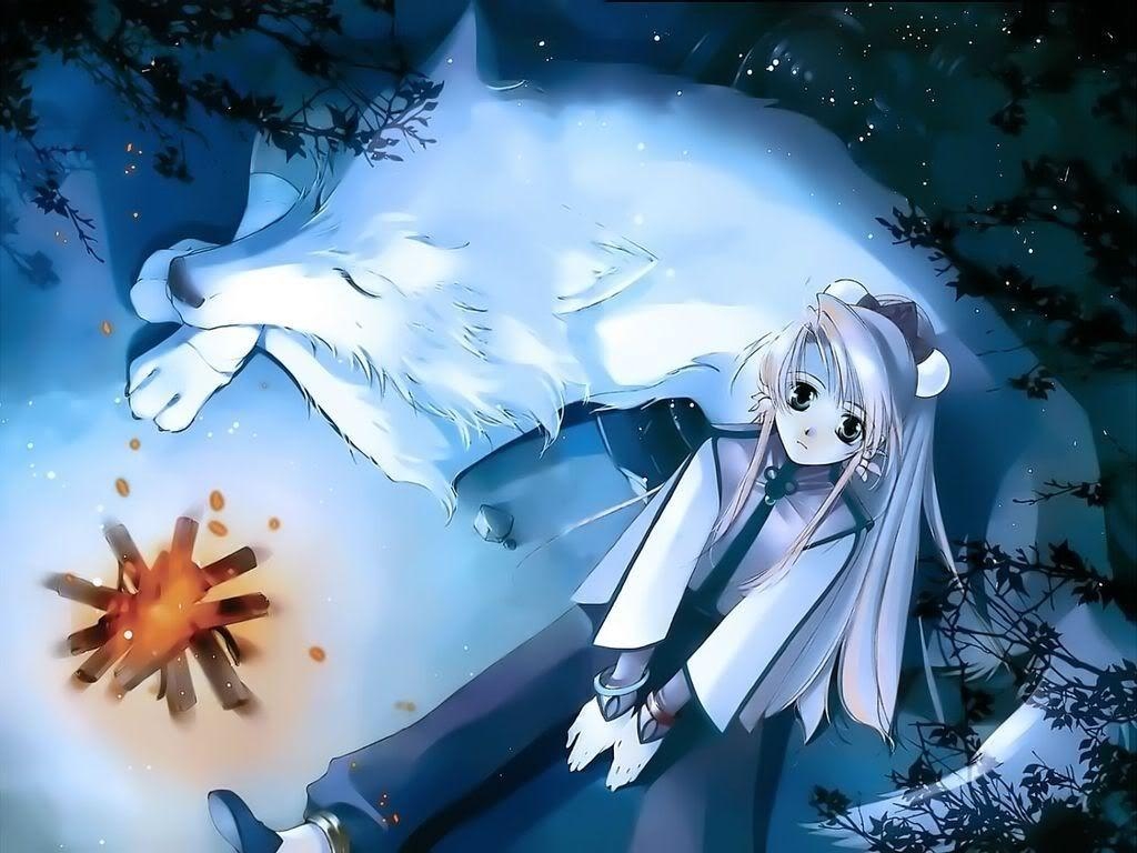 1030x770 Elegant Anime Wolf Girl Wallpaper, Desktop