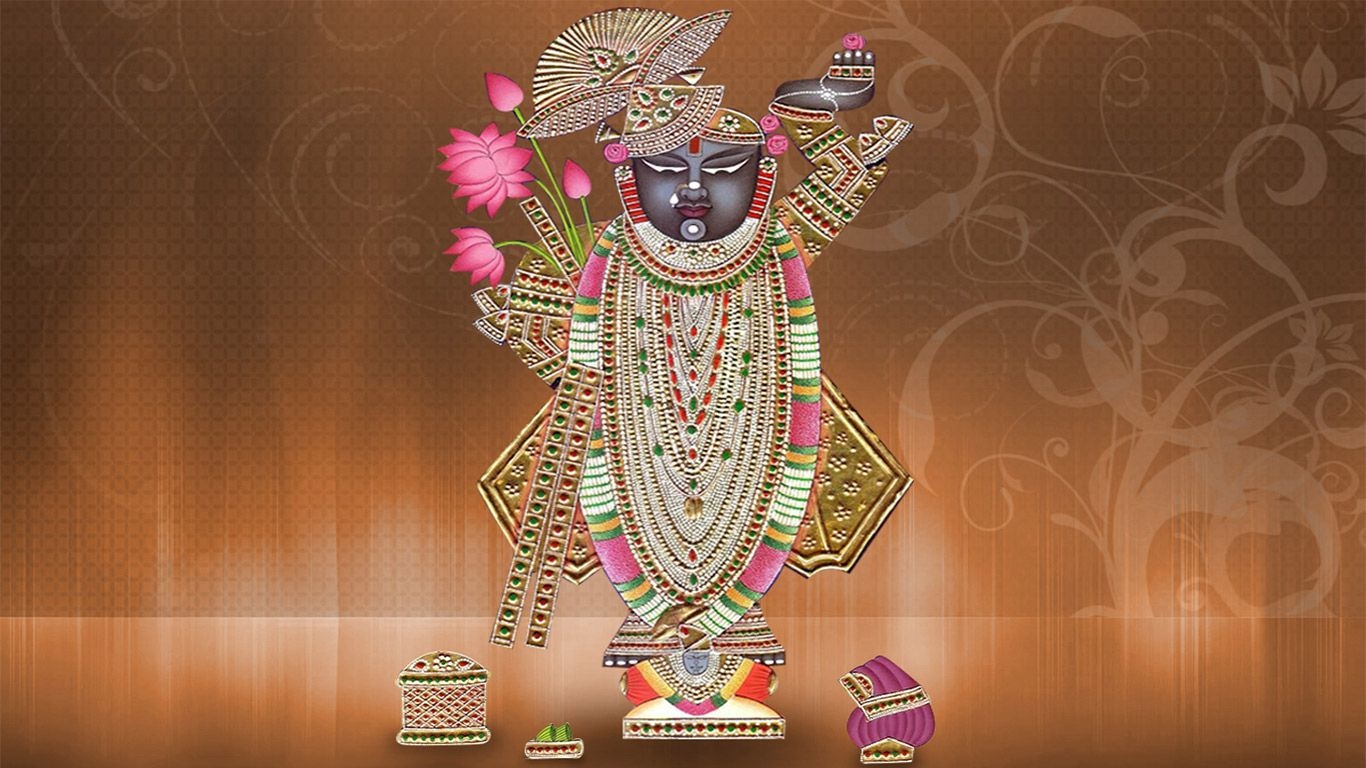 1370x770 Shrinathji wallpaper desktop & laptop download free, Desktop