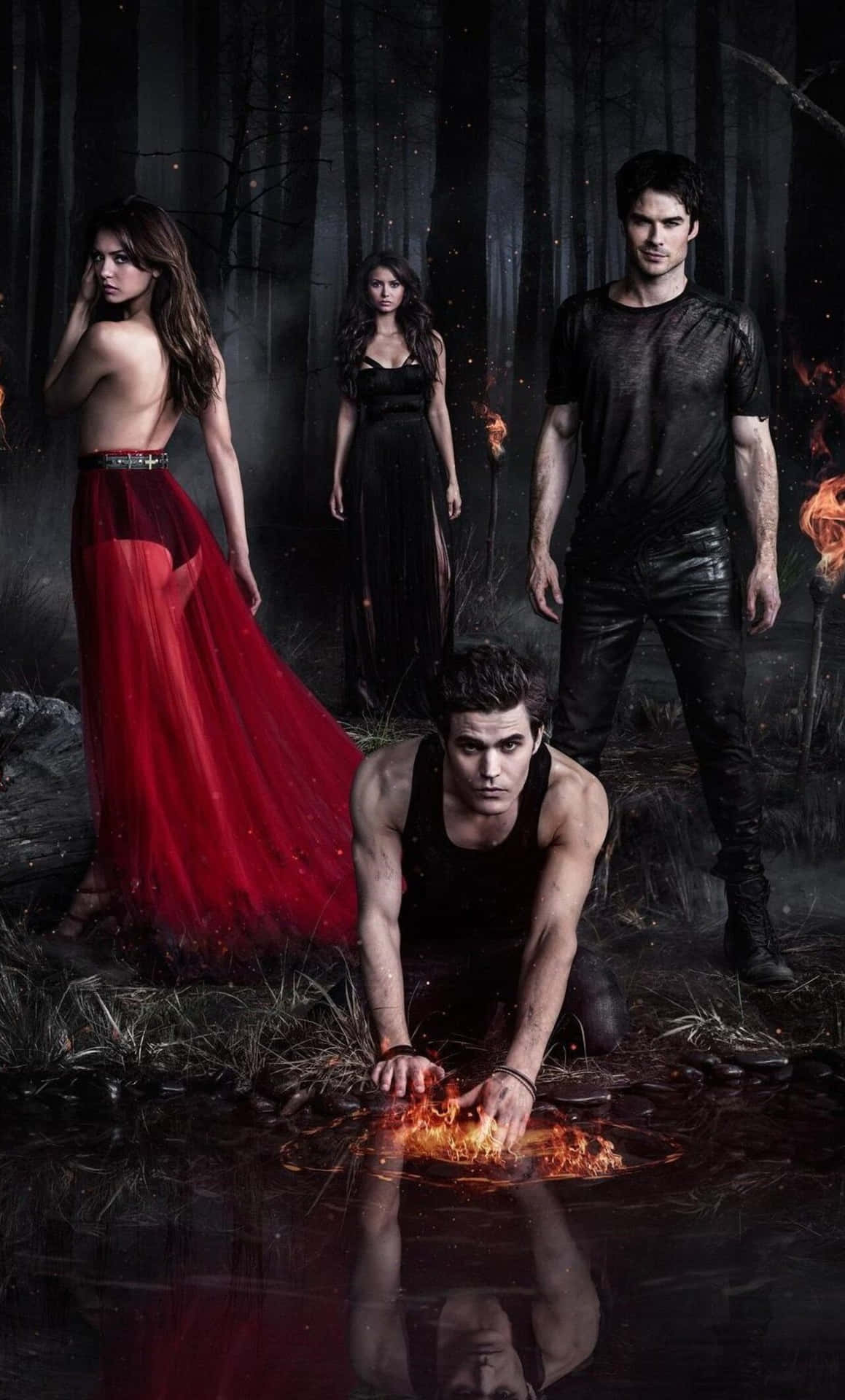 1160x1920 Download Enjoy watching The Vampire Diaries on Your iPhone Wallpaper, Phone