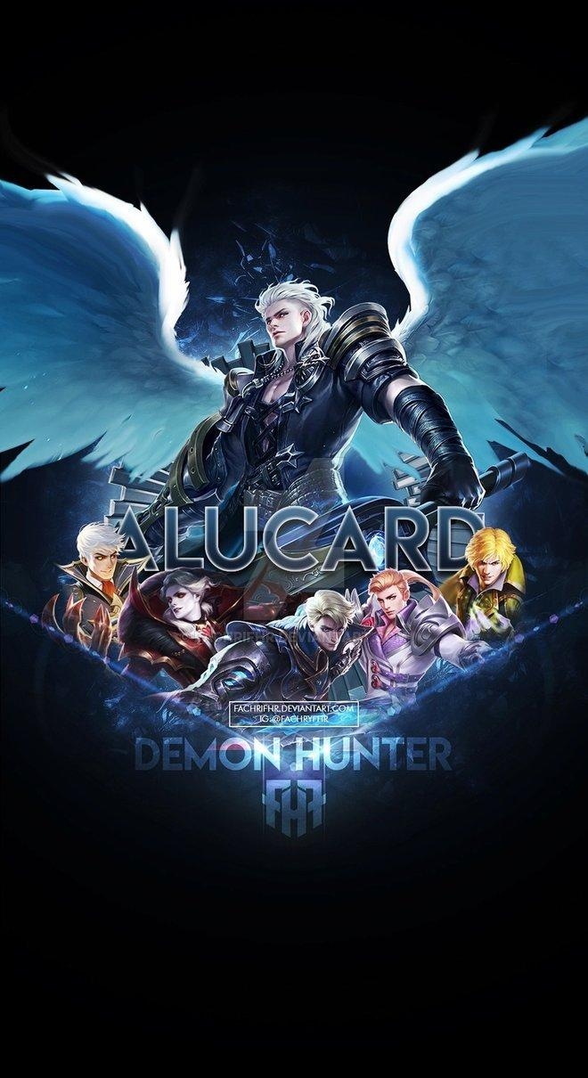 660x1210 Download Wallpaper Mobile Legend Alucard Skin Epic, Phone