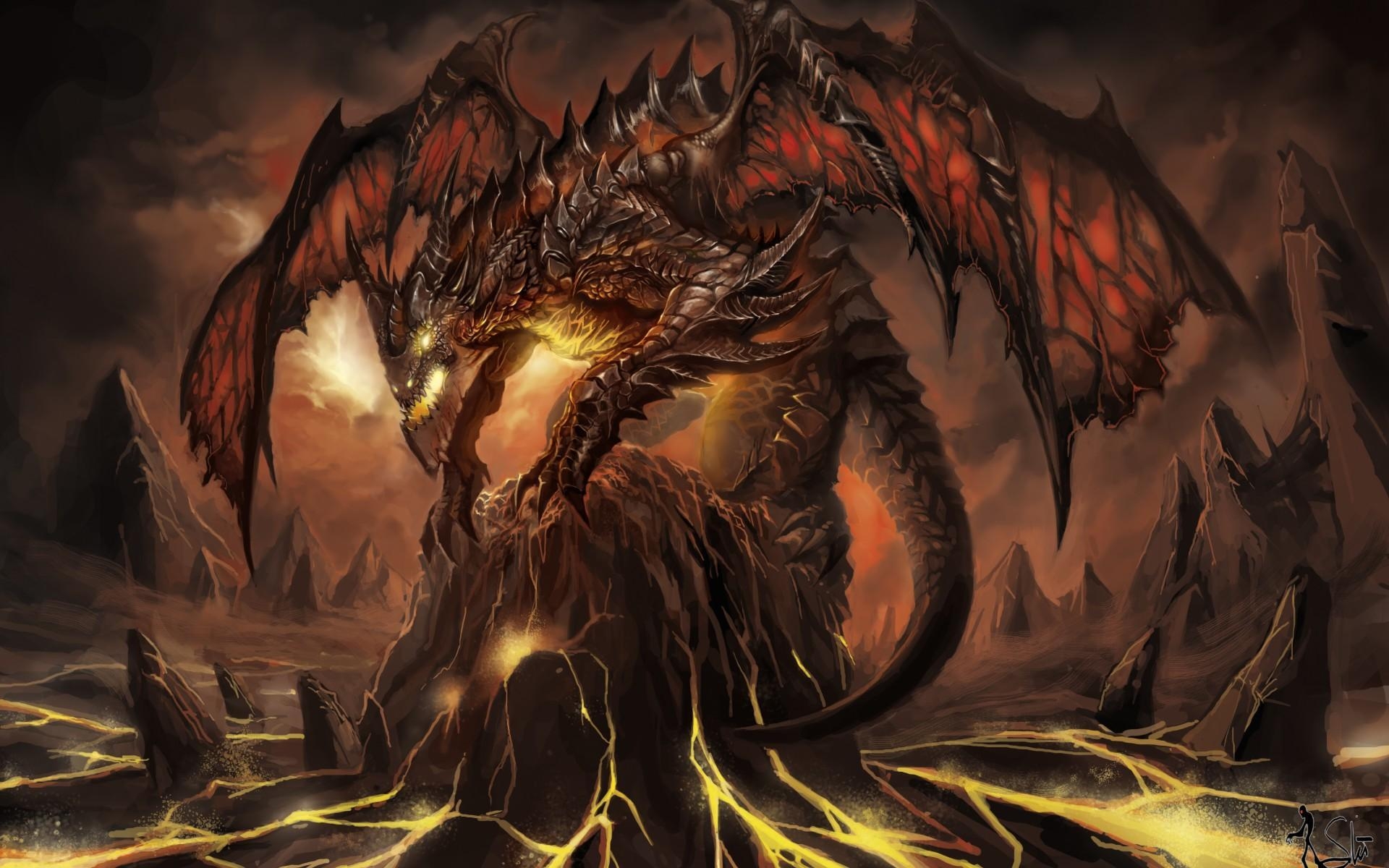 1920x1200 Demon Dragon Wallpaper Free Demon Dragon Background, Desktop