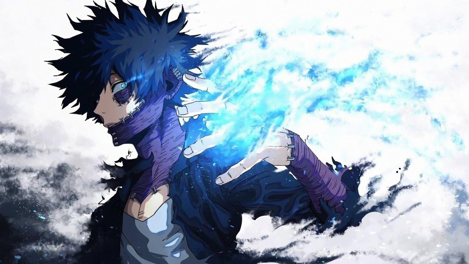 1920x1080 black hair anime wallpaper #Anime My Hero Academia Black Hair Blue Eyes Boku no Hero Academia #Coat Dabi Boku No Hero Acade. Boku no hero academia, Hero, My hero, Desktop