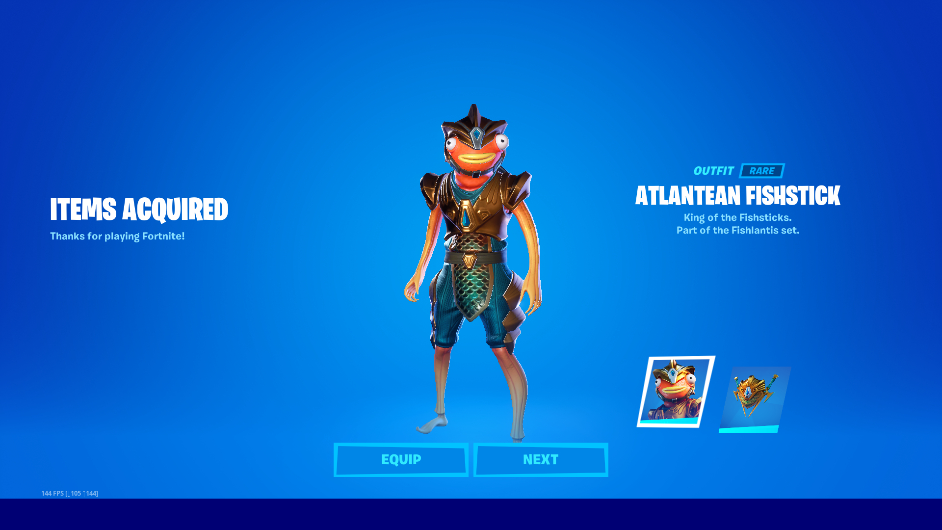 1920x1080 Atlantean Fishstick Fortnite wallpaper, Desktop