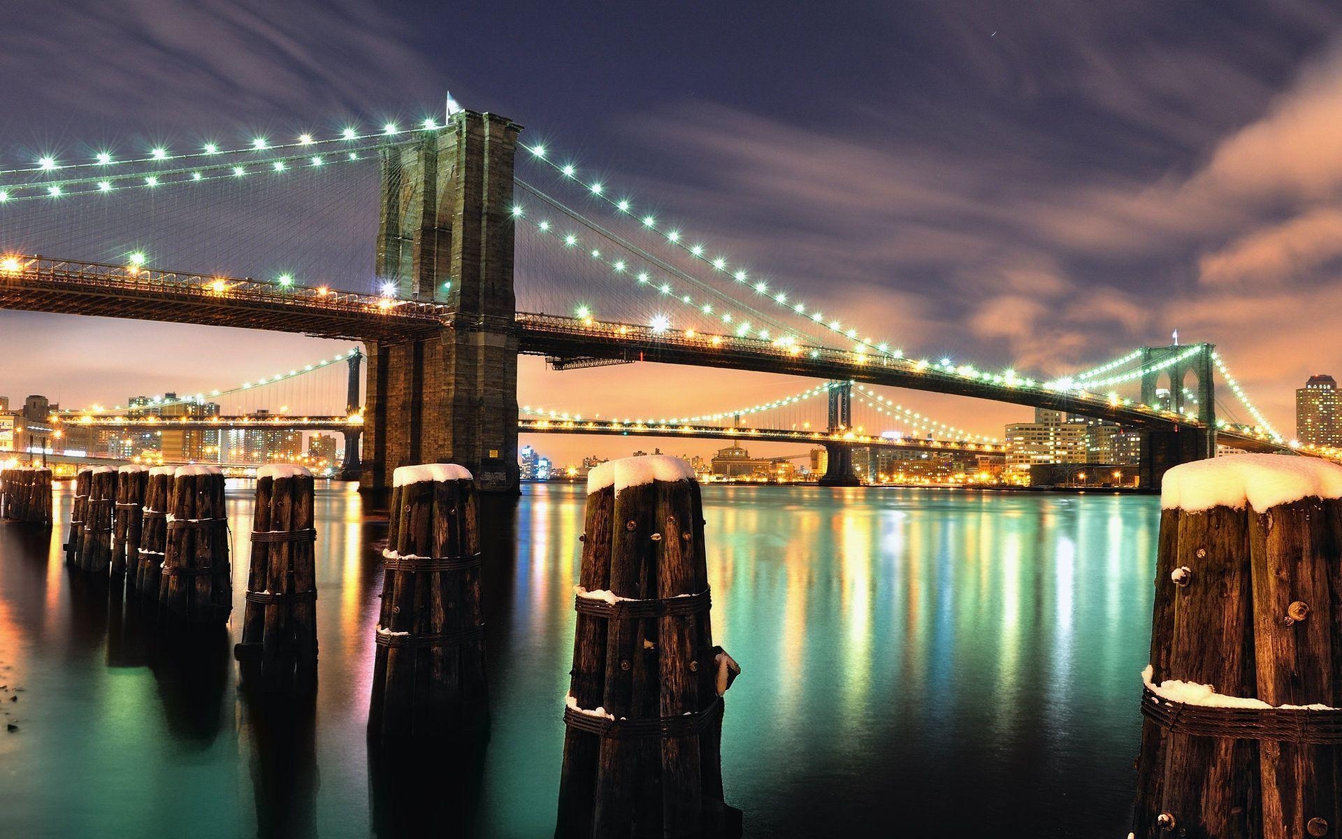 1920x1200 New York Brooklyn Bridge wallpaper, Desktop