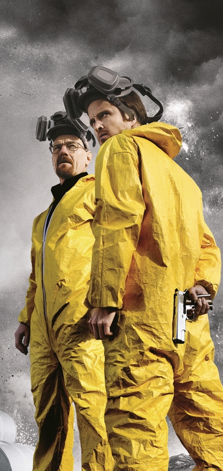 720x1520 Mobile wallpaper: Breaking Bad, Tv Show, Bryan Cranston, Walter White, Jesse Pinkman, Aaron Paul, 1399856 download the picture for free, Phone