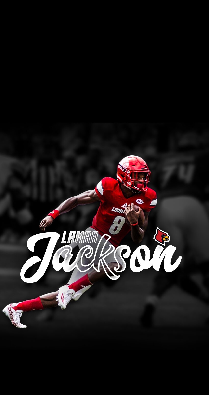 860x1610 Louisville Football you backing our Heisman hopeful? Show your support by downloading Lamar Jackson phone & desktop wallpaper at, Phone