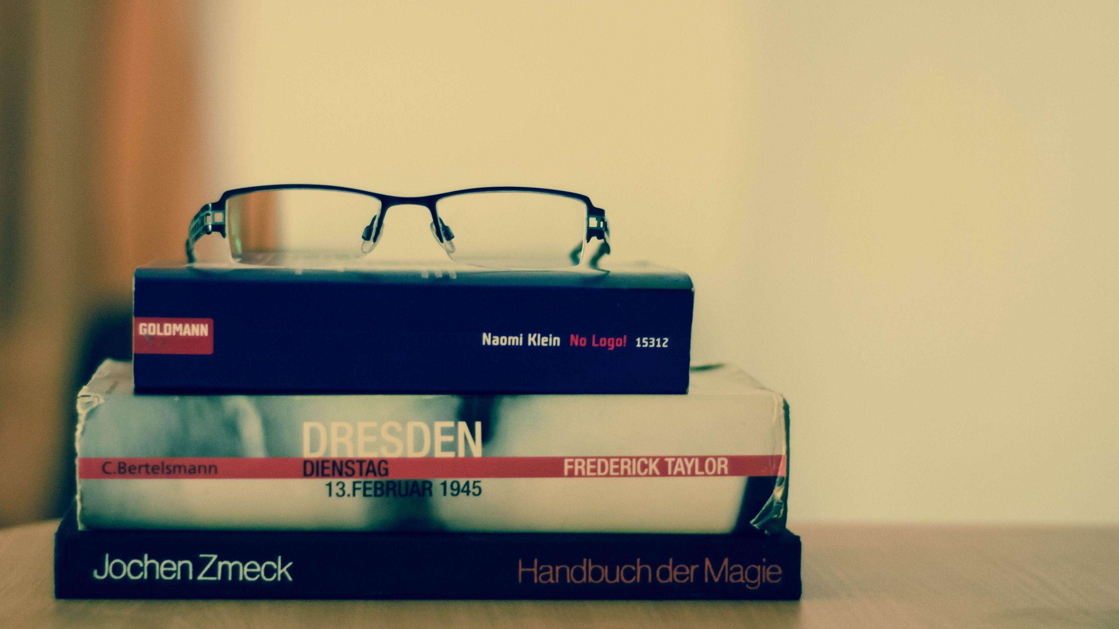 3840x2160 Books And Reading Glasses Widescreen Wallpaper. Wide Wallpaper.NET, Desktop