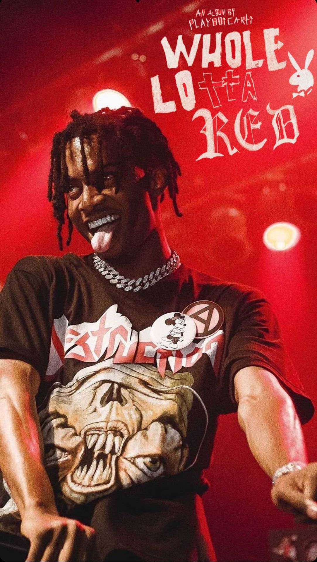 1090x1920 Tongue Out Playboi Carti PFP Wallpaper, Phone