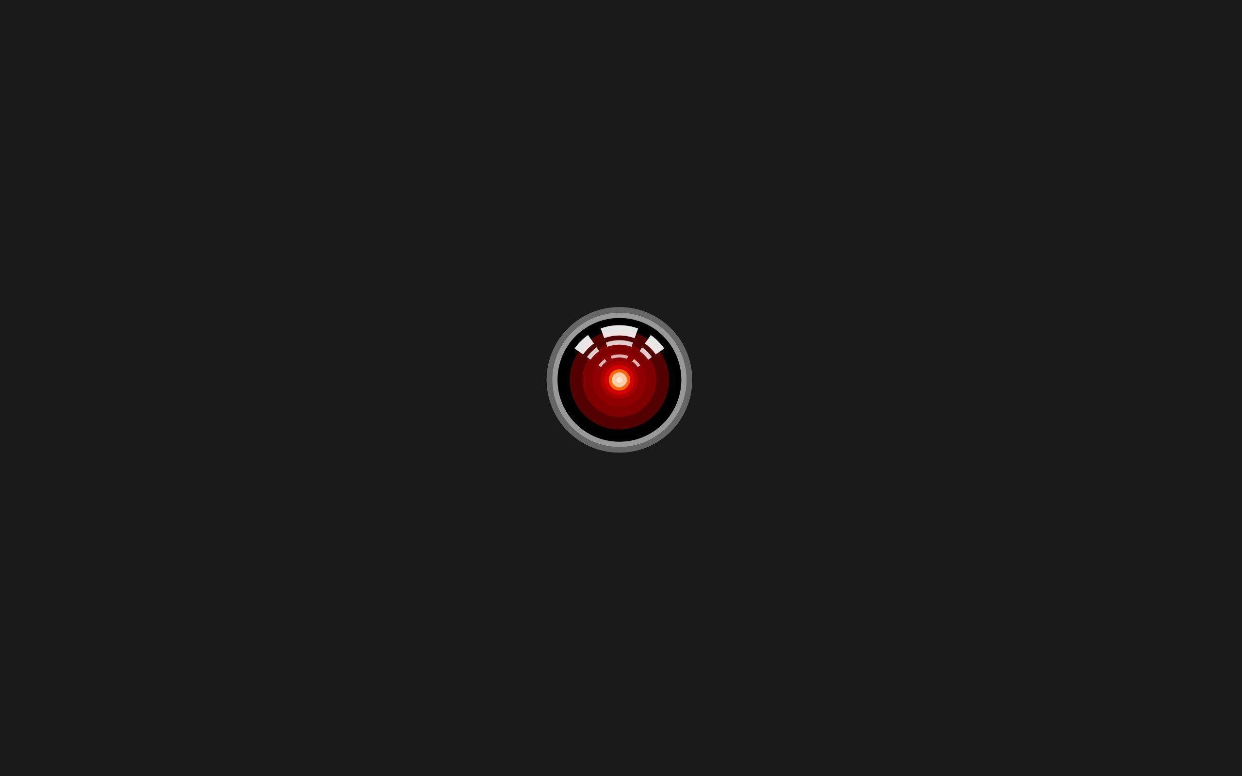 2560x1600 HAL Minimalism, 2001: A Space Odyssey HD Wallpaper / Desktop, Desktop