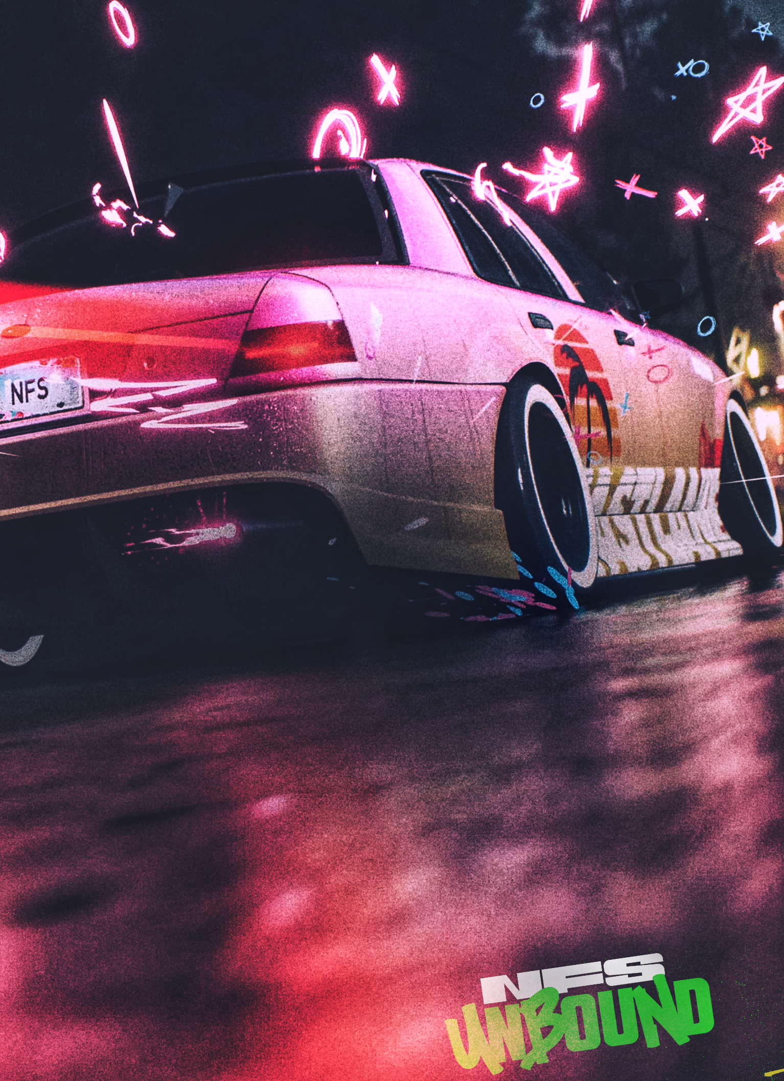1540x2120 Need For Speed Need For Speed Unbound Car Neon Drive Video Game Racing Race Cars Video Games Wallpaper:, Phone