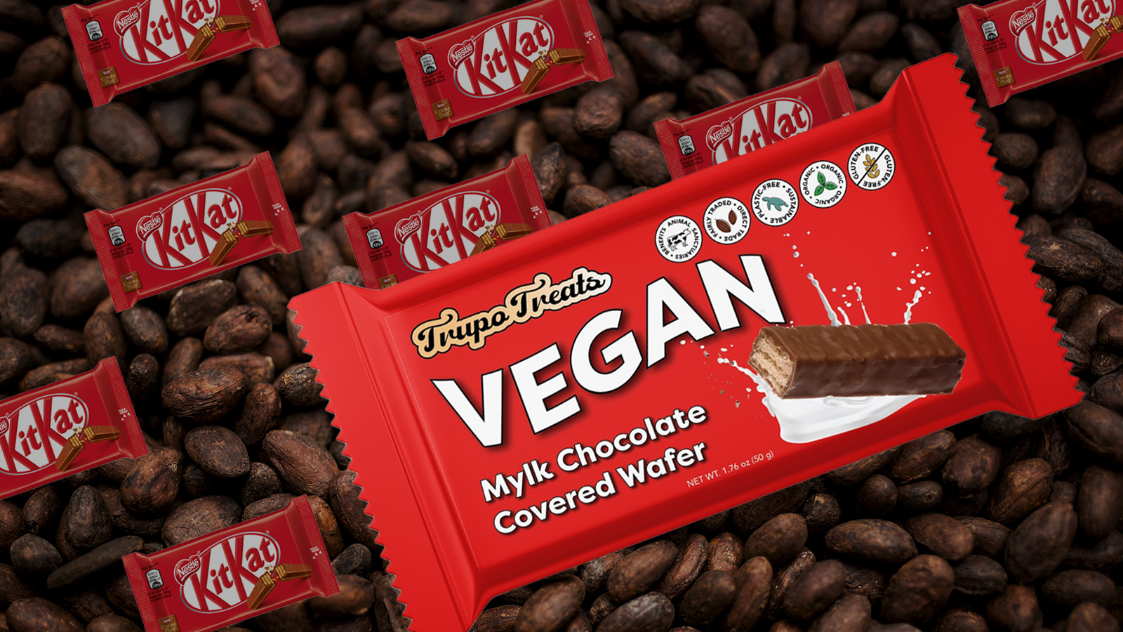 1600x900 Vegan Alternative To 'KitKat' And 'Twix' Launches in US, Rivals Nestlé And Mars. Plant Based News, Desktop