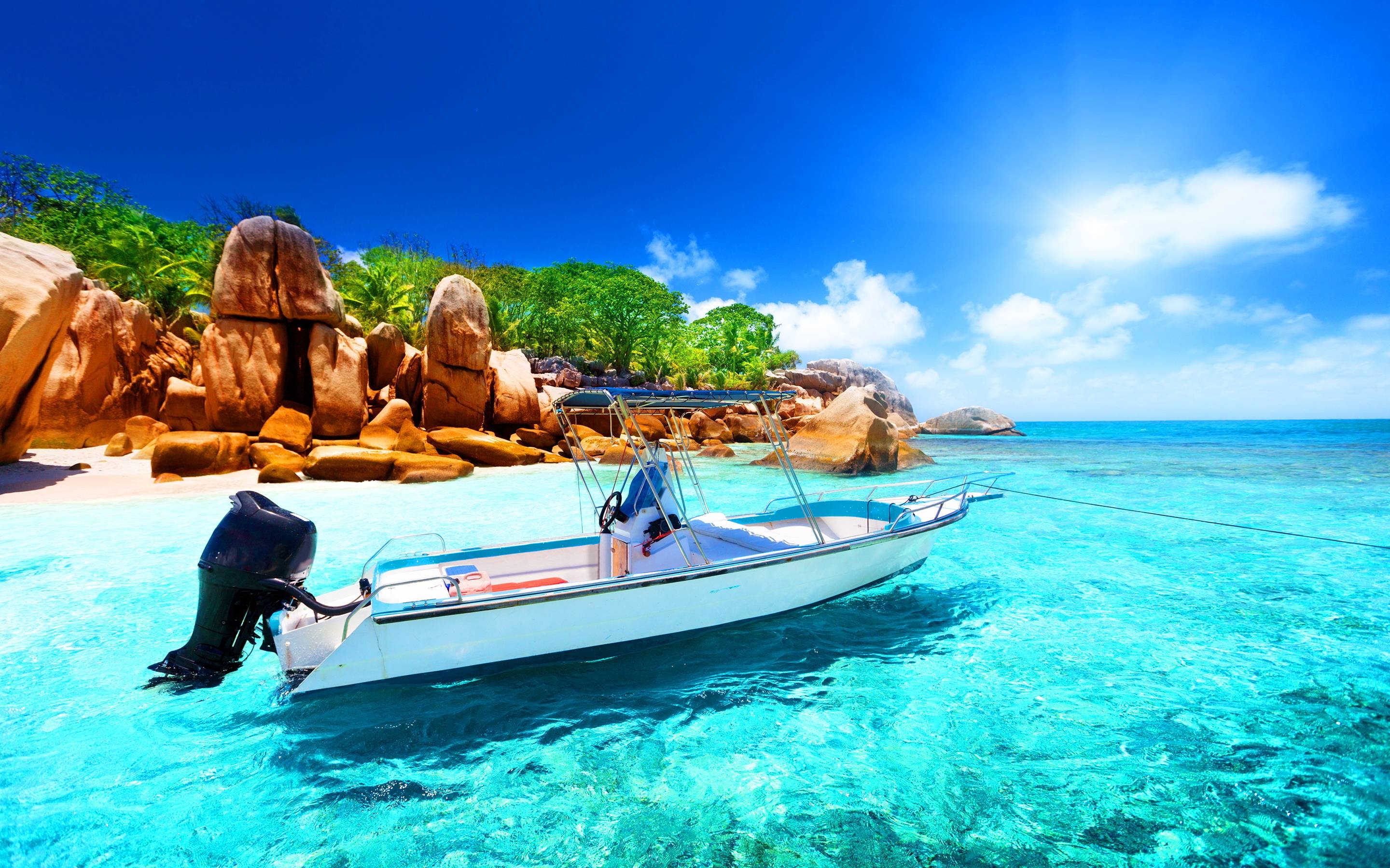 2880x1800 Seychelles Wallpaper, Desktop