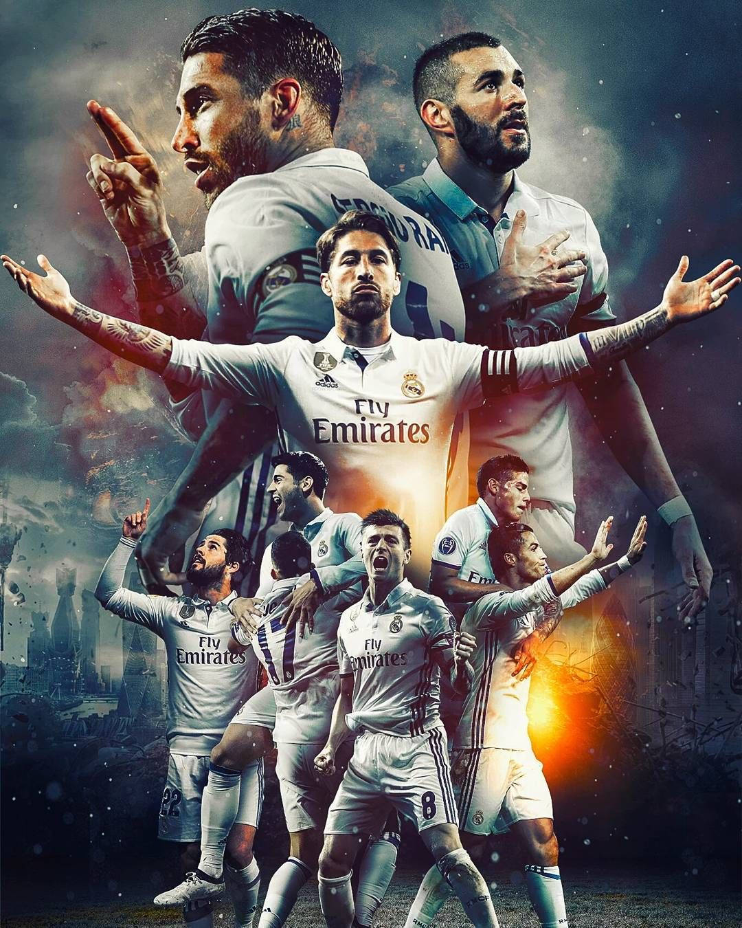 1080x1350 Download Real Madrid Fly Emirates Wallpaper, Phone