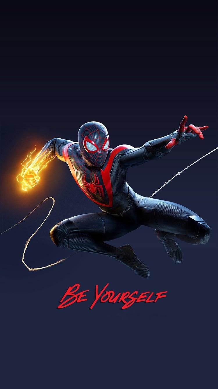 750x1340 Miles Morales iPhone Wallpaper Free Miles Morales iPhone Background, Phone