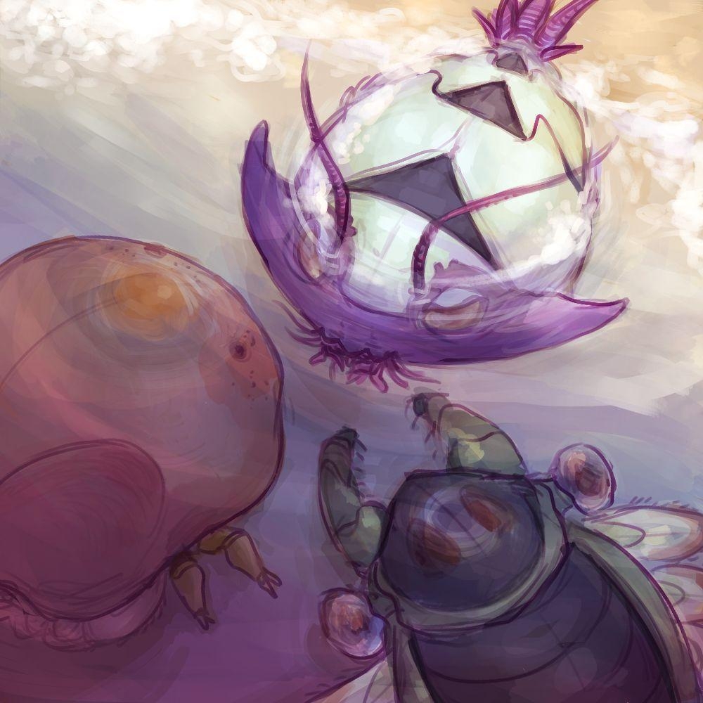 1000x1000 Kabuto, Wimpod, and Anorith by Aedeagus. Teh Pokemanz, Phone