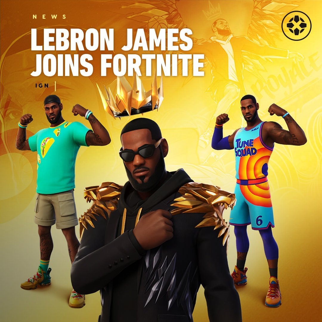 1080x1080 Tune Squad LeBron Fortnite wallpaper, Phone