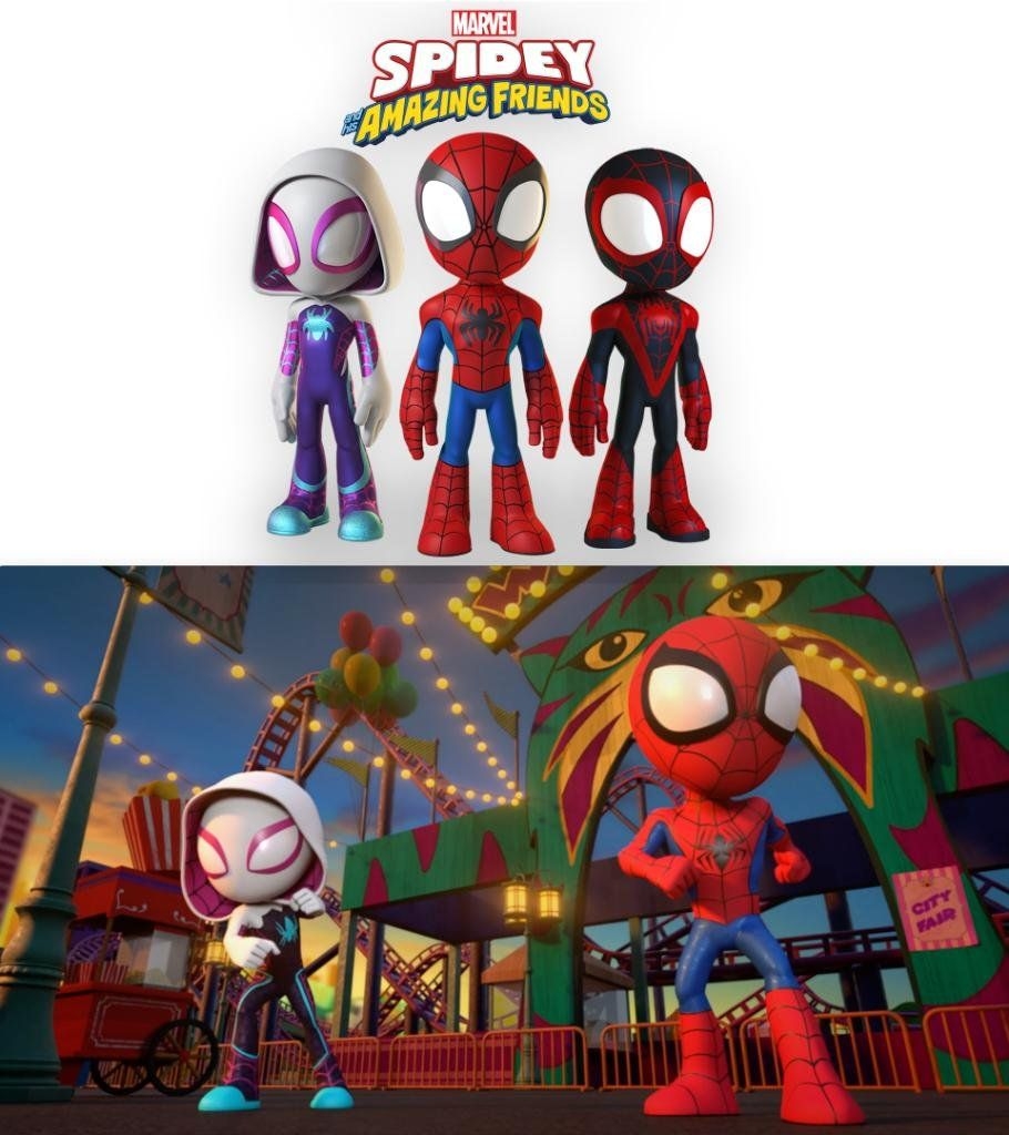 910x1030 New Spider Man And His Amazing Friends Series Announced At D23 News's General Area News Forums, Phone