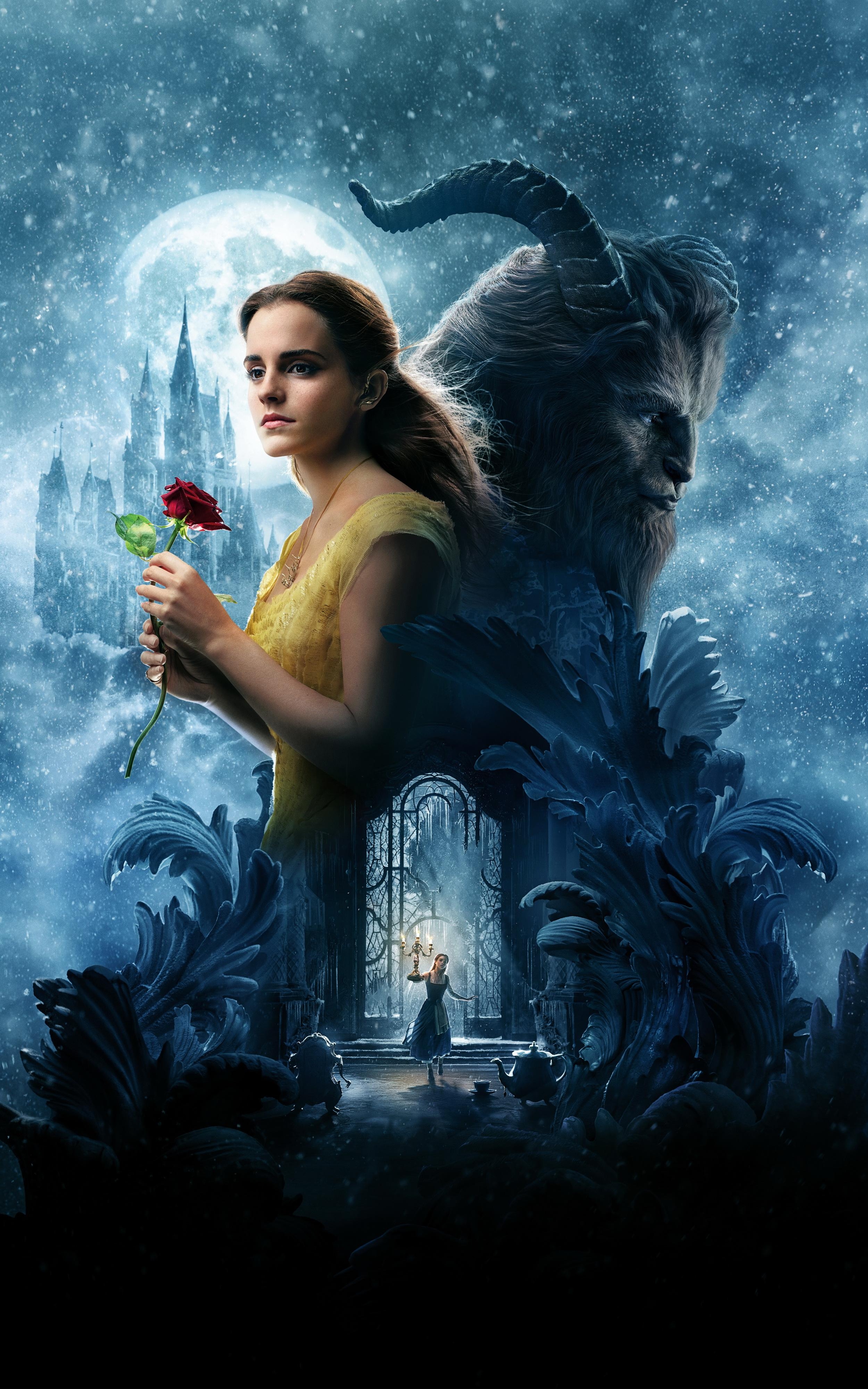 2500x4000 Mobile Wallpaper 124 Disney's Beauty and the Beast {11 pieces} [1080p to 4k], Phone