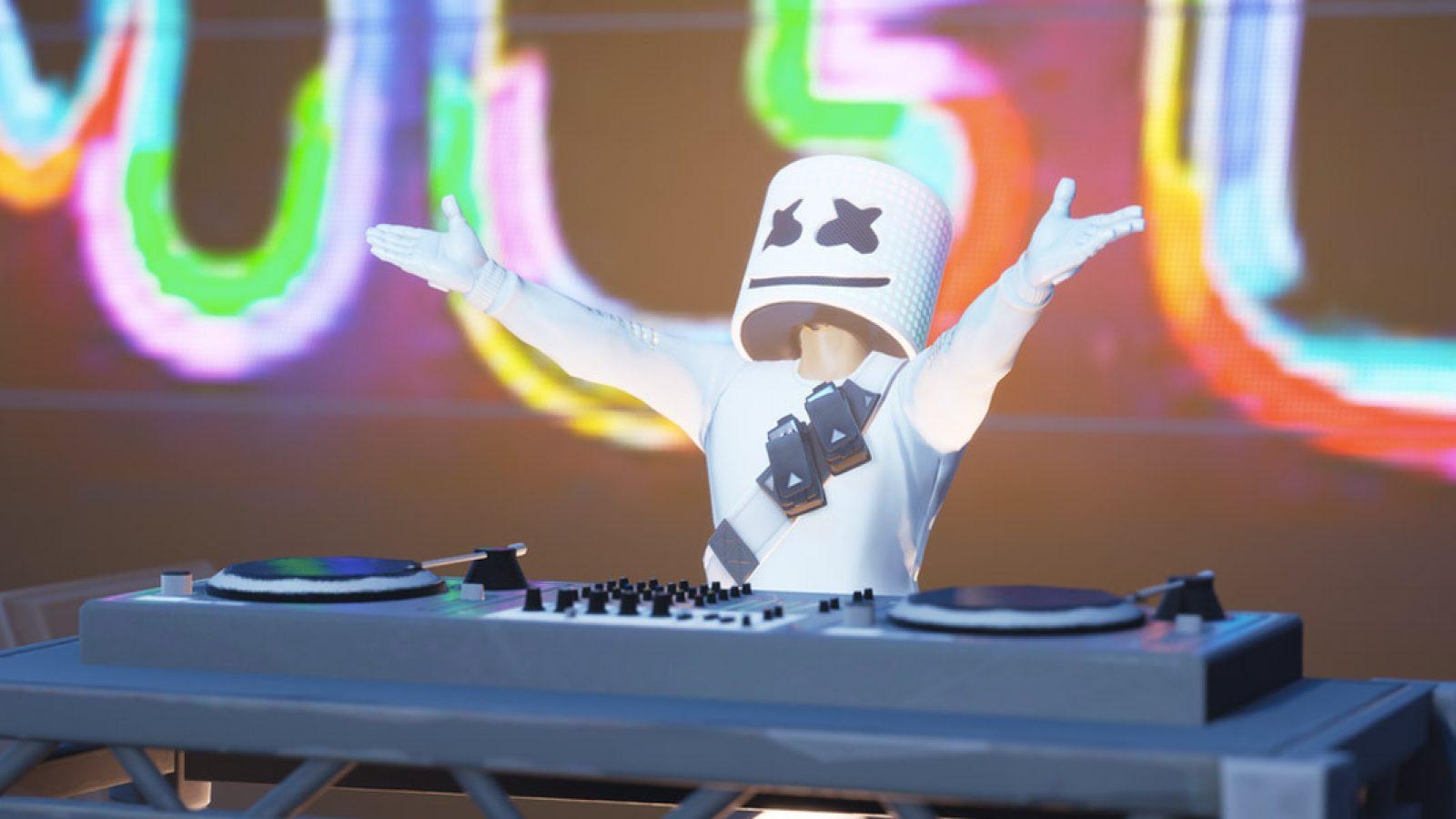 1600x900 Watch the full Marshmello concert event in Fortnite. Dexerto.com, Desktop