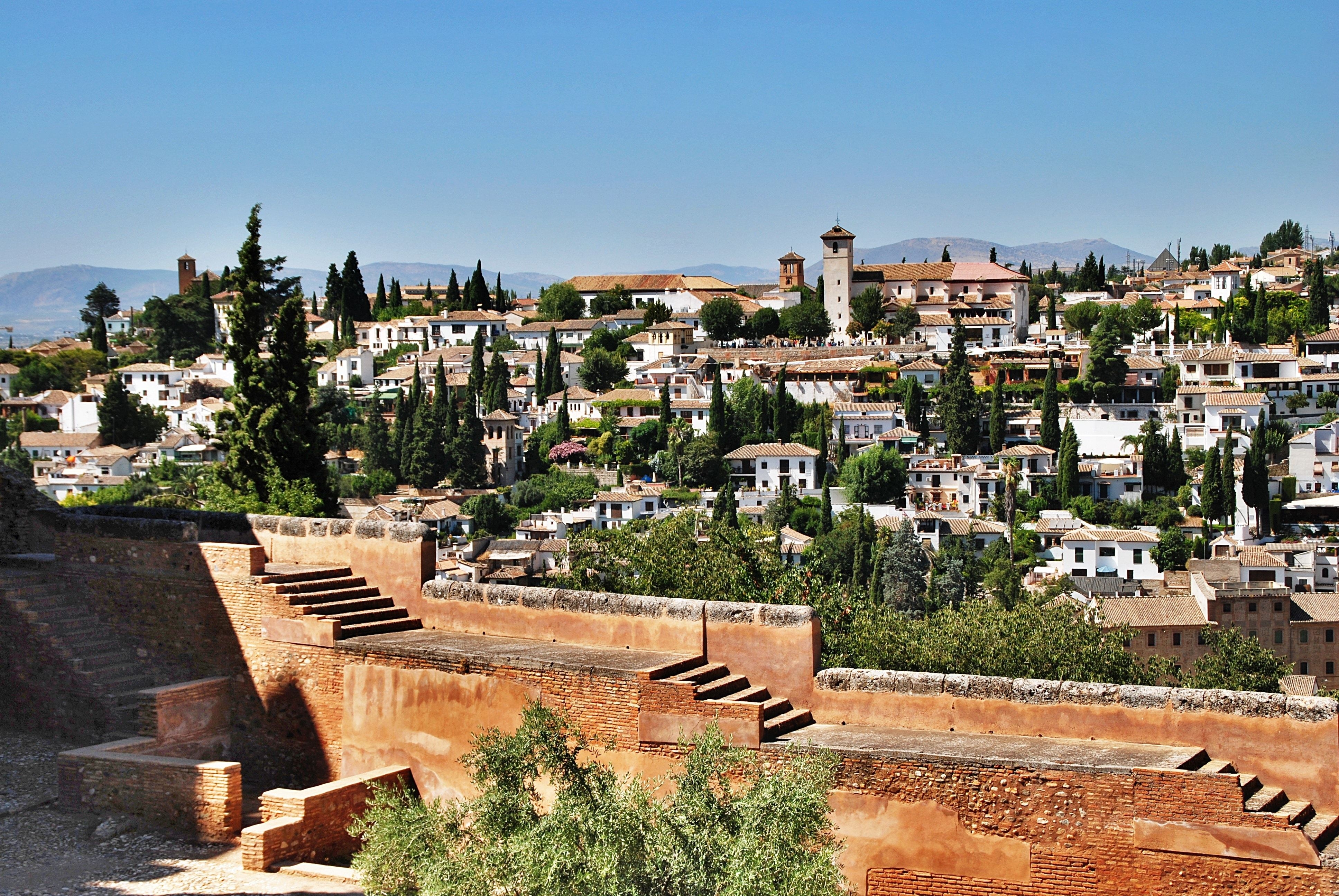 3880x2600 Hill, City, Granada, Spain, Architecture, architecture, building, Desktop