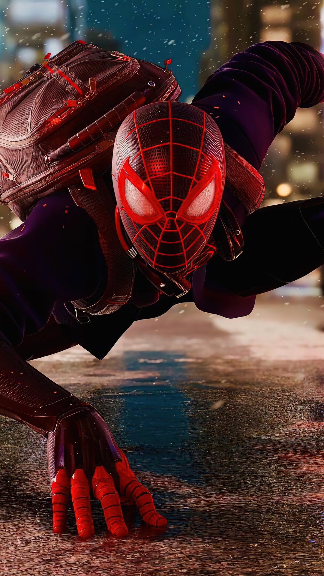 1080x1920 Prowler, Marvels Spider Man Miles Morales, Insomniac, PlayStation Video Game 4k Gallery HD Wallpaper, Phone