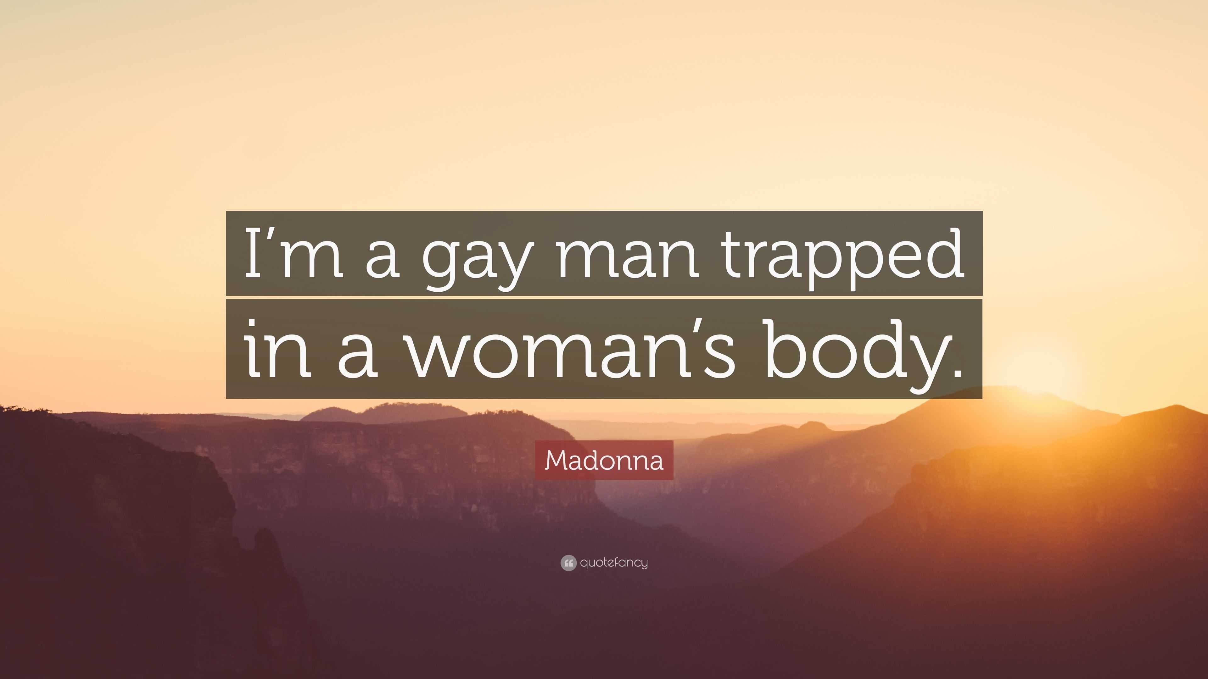 3840x2160 Madonna Quote: “I'm a gay man trapped in a woman's body.” 7, Desktop