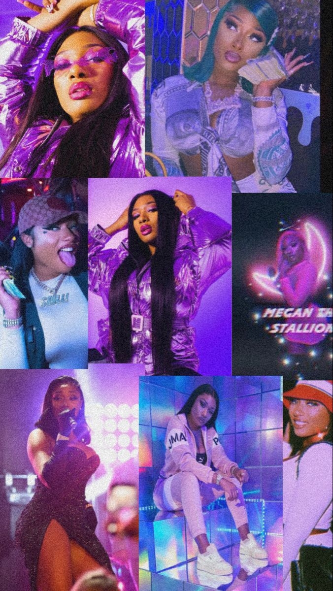 680x1200 megan thee stallion aesthetic purple, Phone