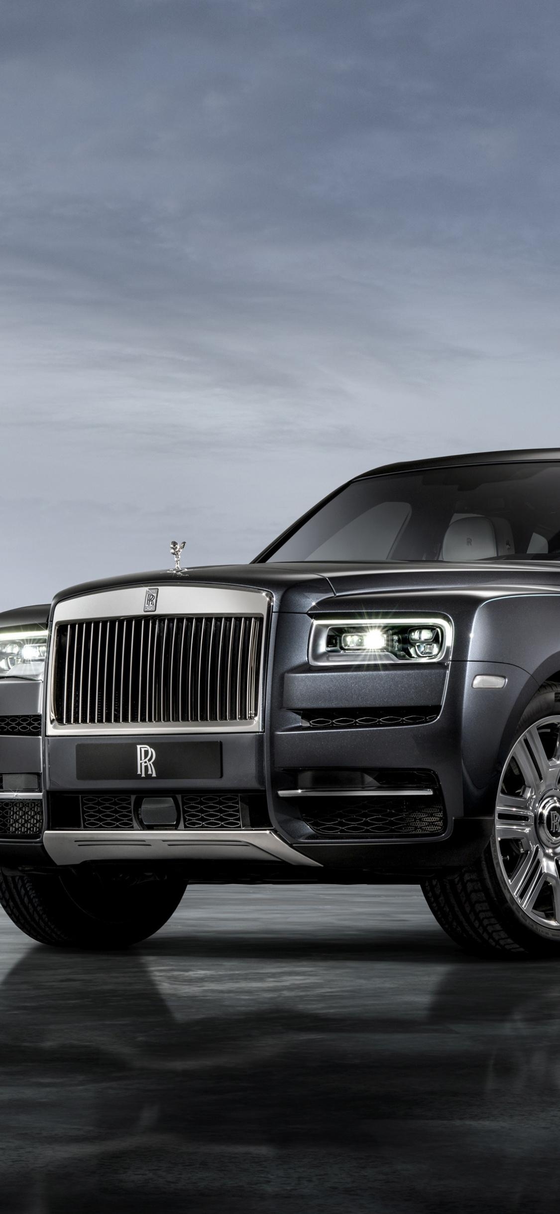 1130x2440 Download  Wallpaper Rolls Royce Cullinan, Gray, Phone